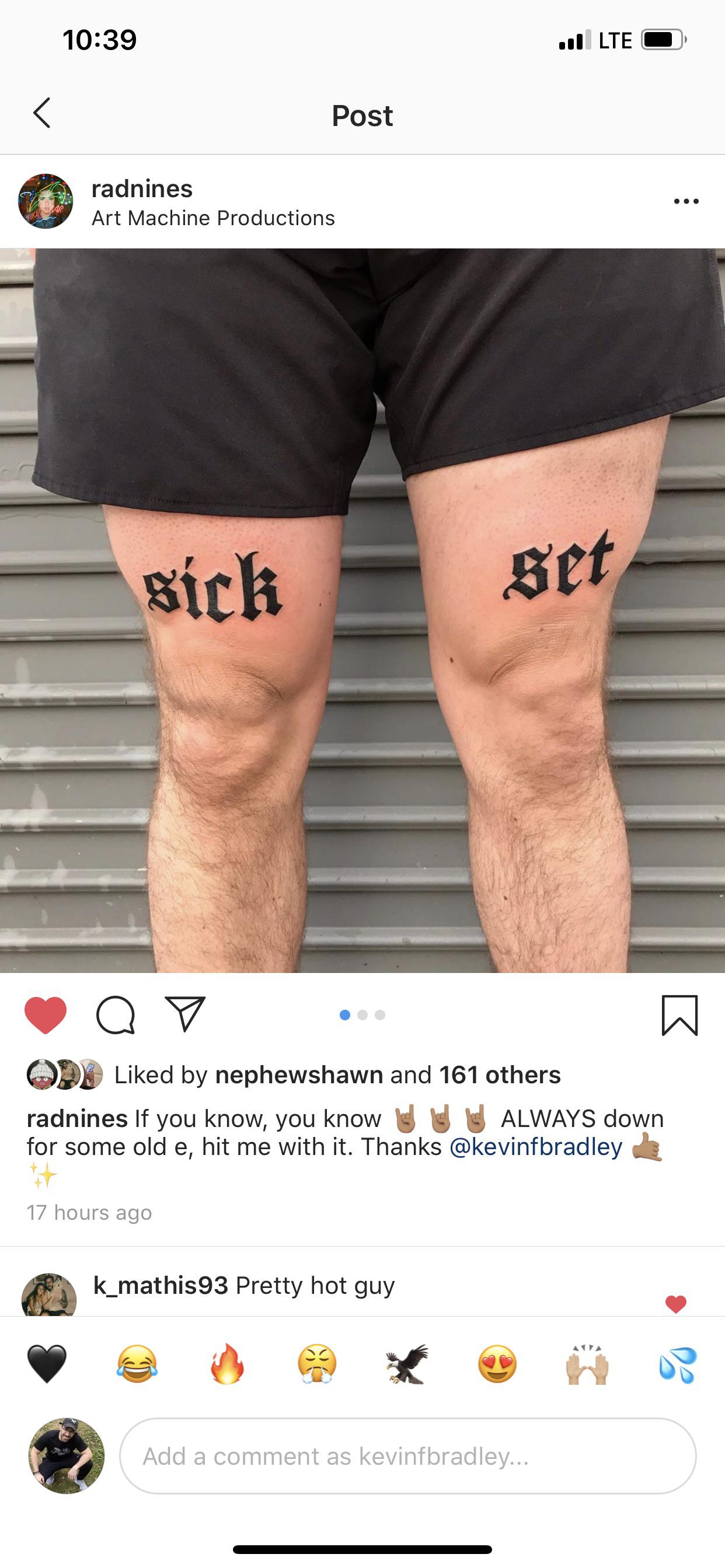 Got A Tattoo The Other Day. The Artist Posted It On Her Instagram. : R/Babiestrappedinknees 2688_x_1242_jpg