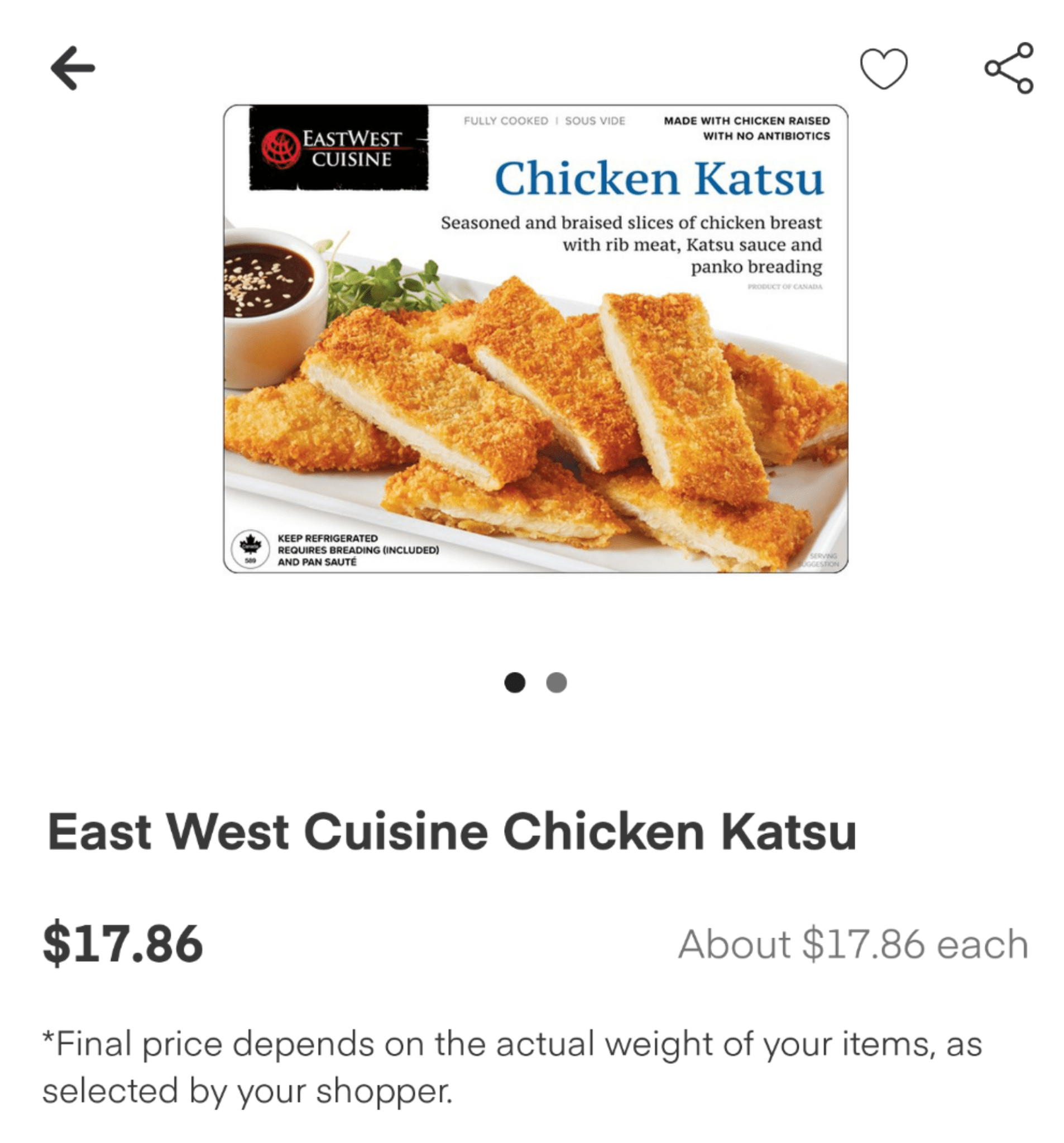 Anyone tried this chicken katsu? r/Costco