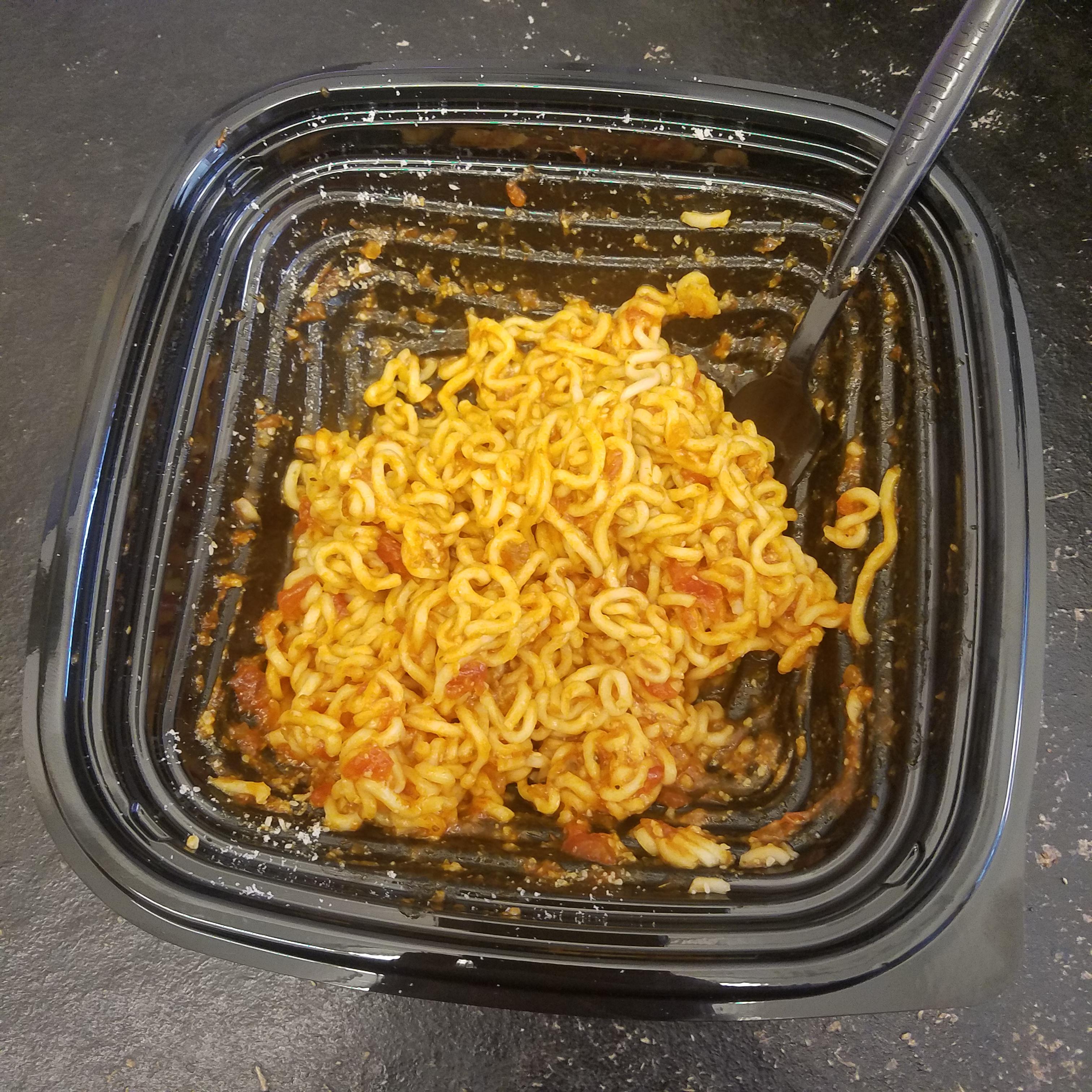 Our store is built into a gas station. Marinara sauce + ramen noodles = 50 cent lunch. r/subway