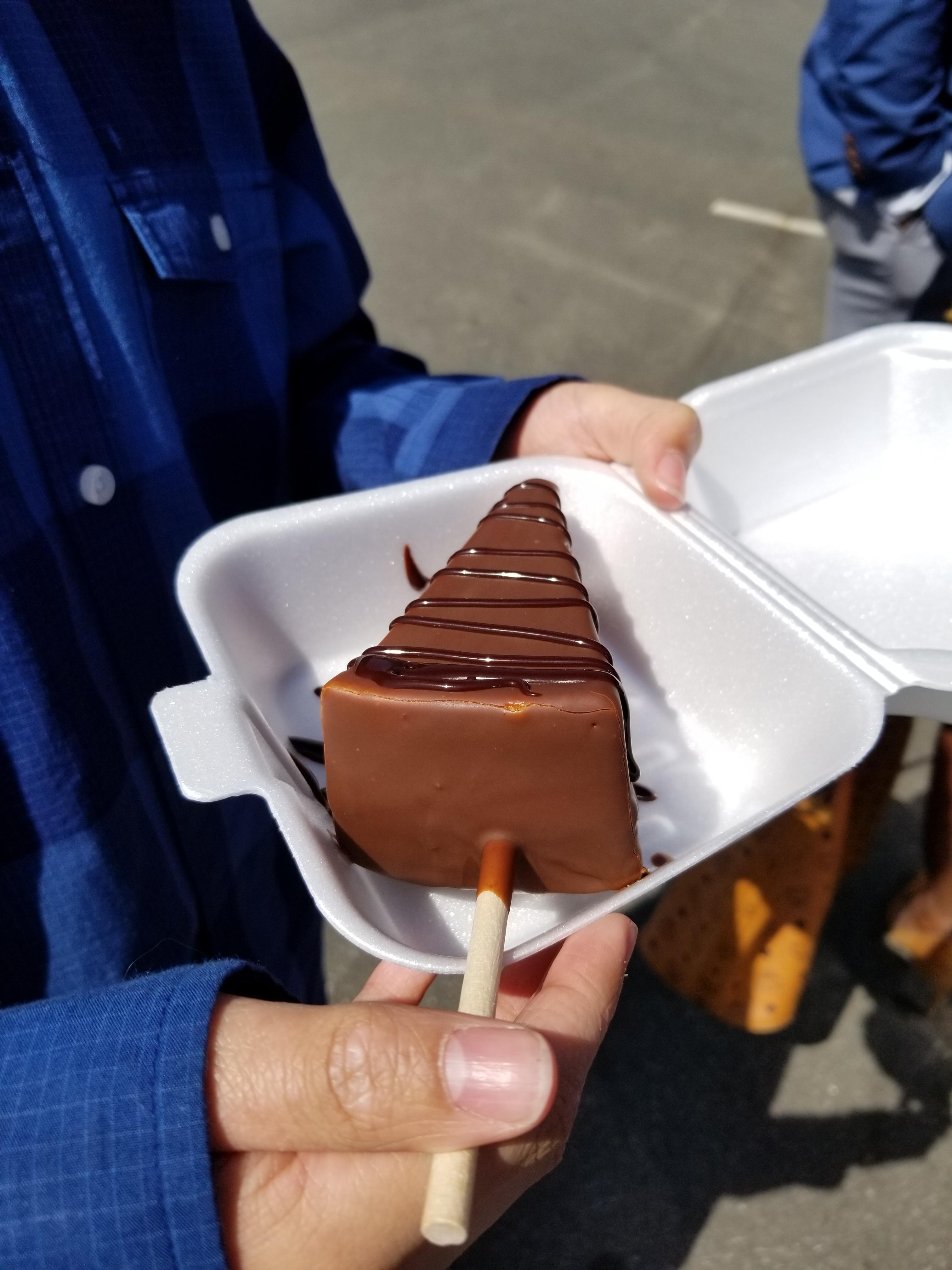 [I ate] Chocolate Dipped Cheesecake r/food