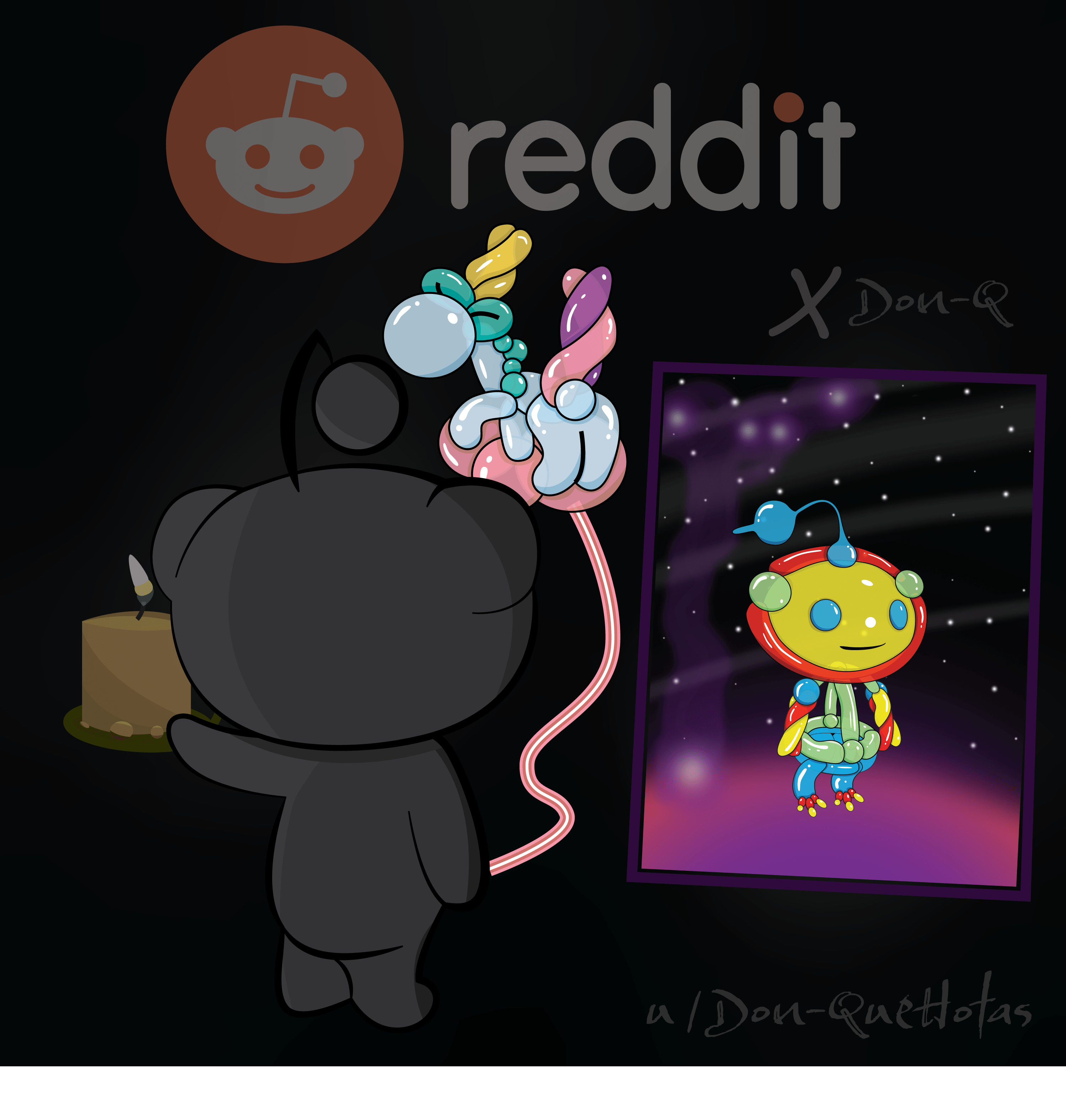 Hello Friends! I am an official Reddit artist. I created Reddit Collectible Avatars inspired by