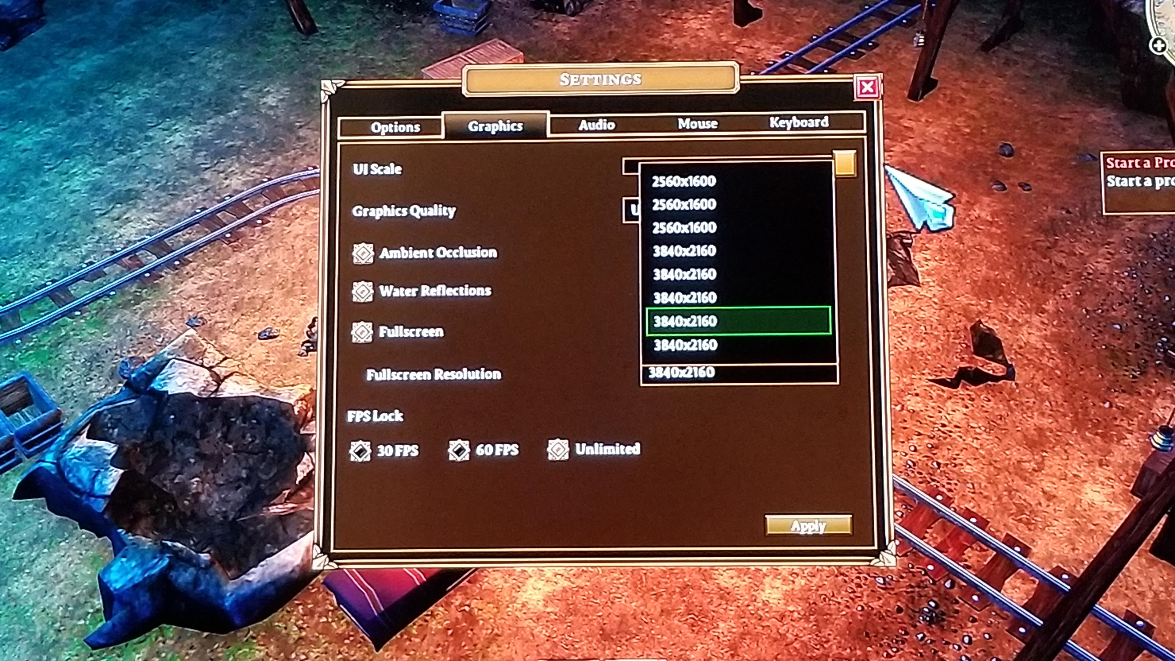 Help! Can't change from native monitor resolution... I play on a TV and
