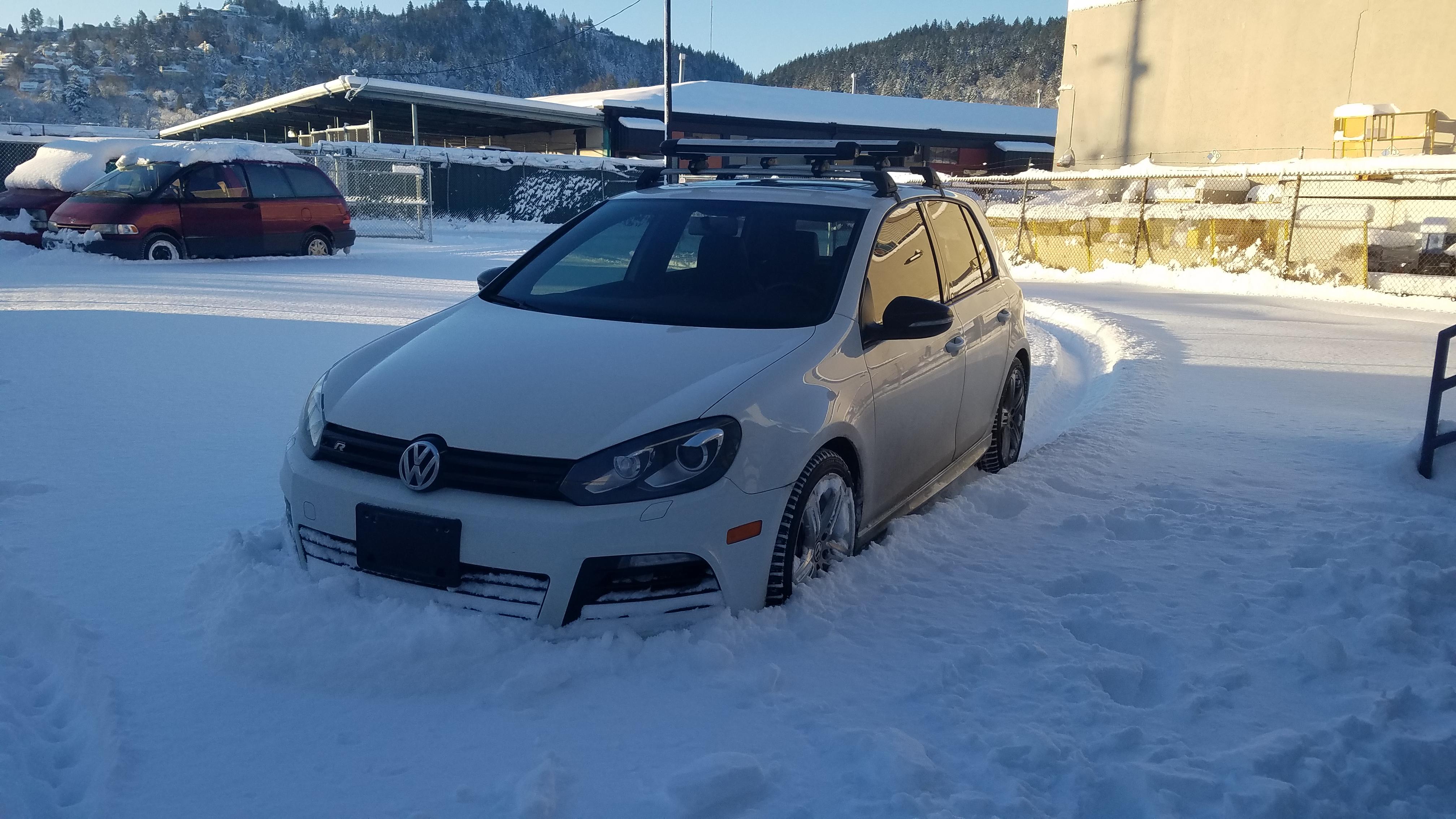 So the Golf is great in the snow.... Volkswagen