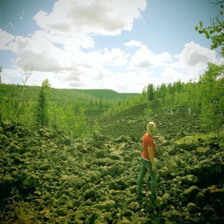 Lava trail near Brian Head Utah r/pics