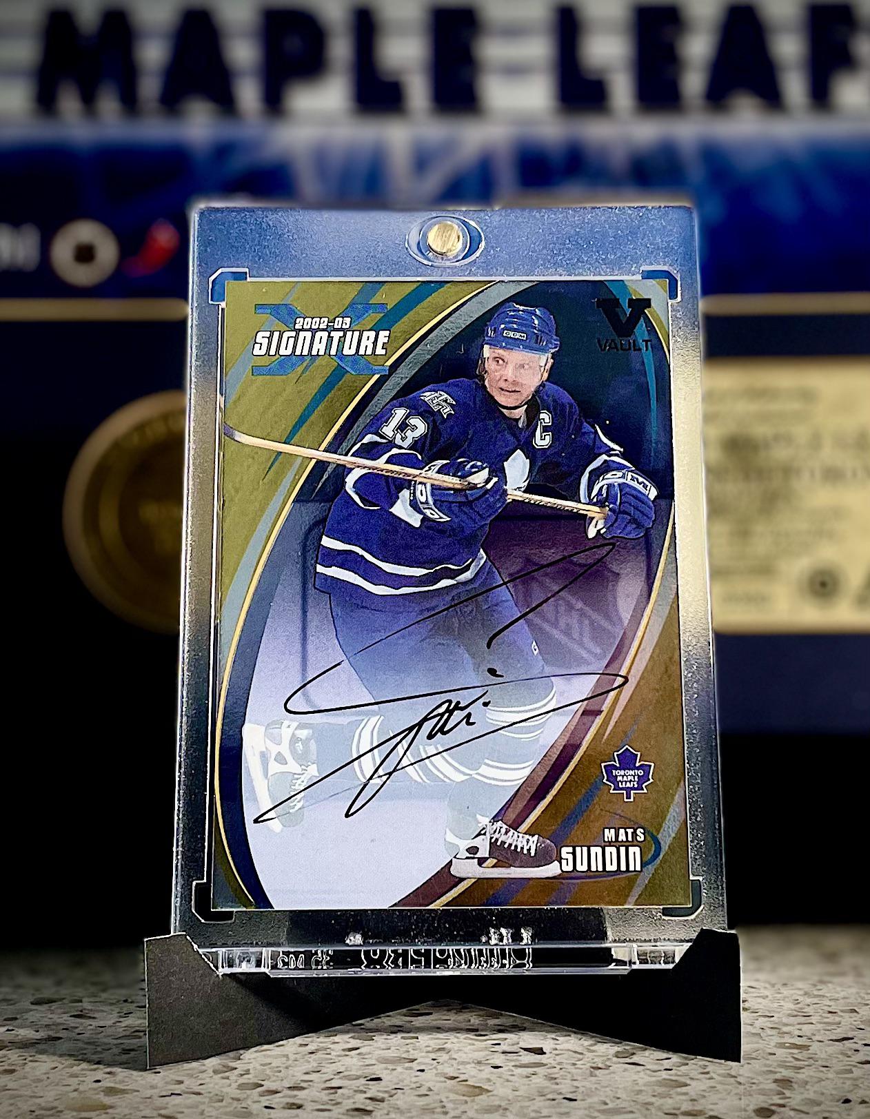 I finally got my Mats Sundin auto r/hockeycards