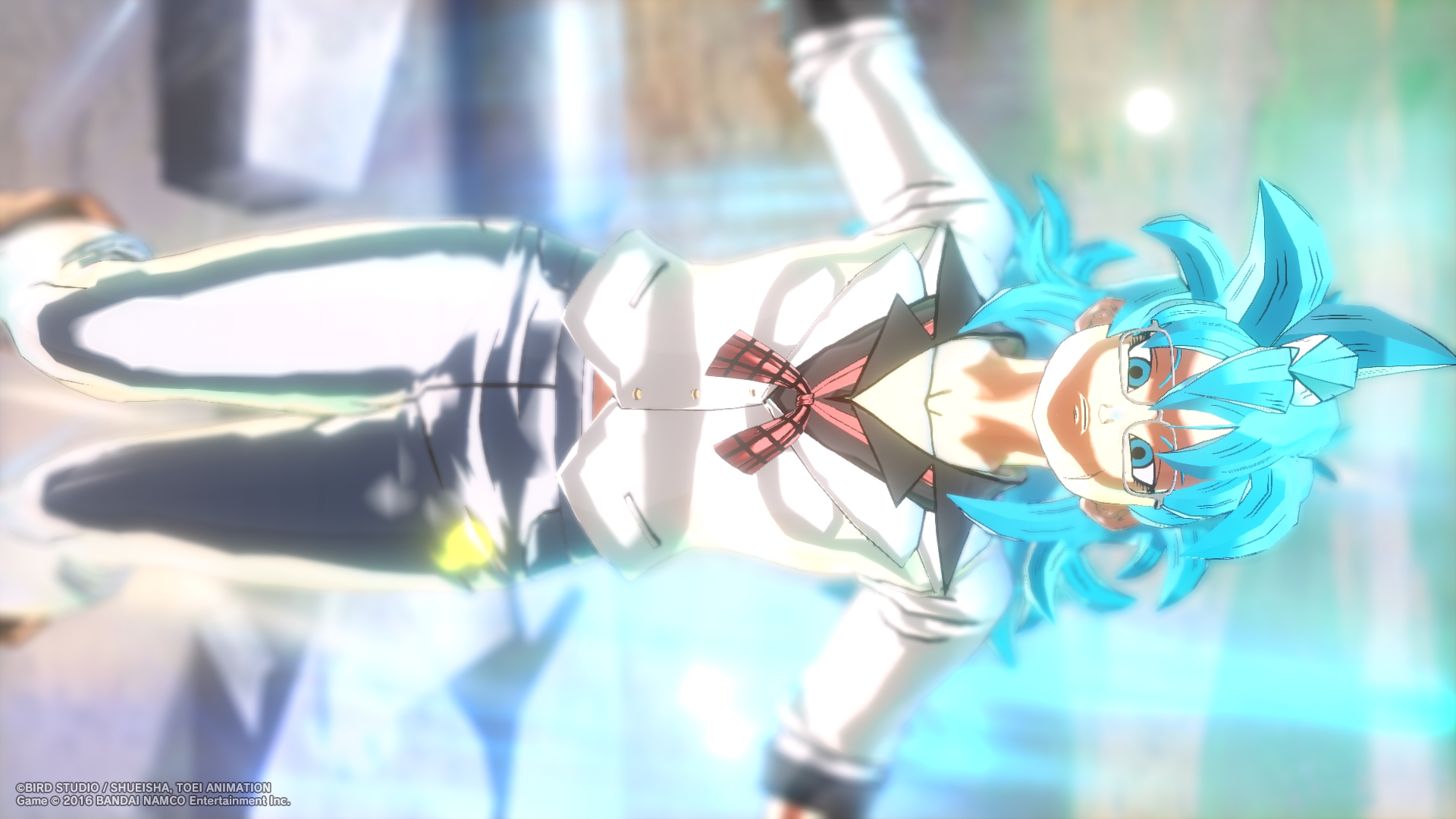 Just made this godly qq bang with beerus top+bardock top+super mix