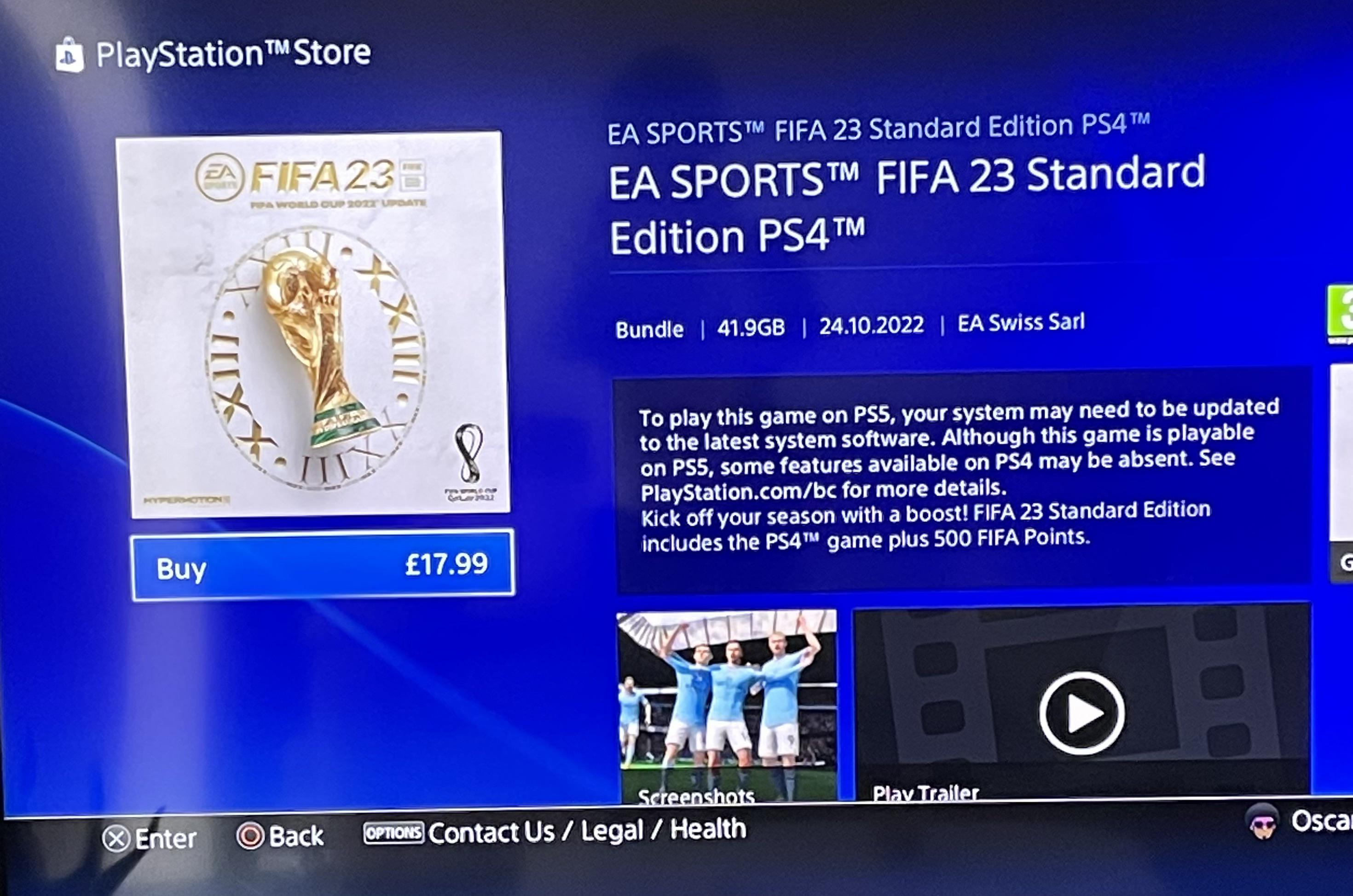 Fifa 23 discounted to £17.99 when buying ingame on 22. Is it worth it