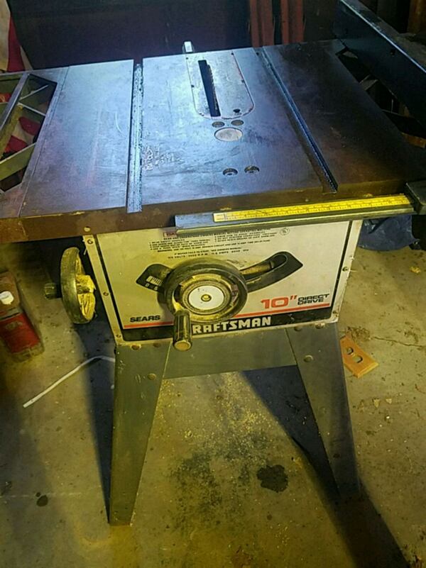 Small table saws used to actually have usable workspace since the blade