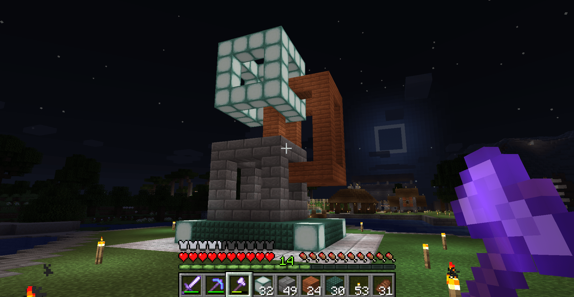 Modern Statue I made from a picture I found online. First time posting