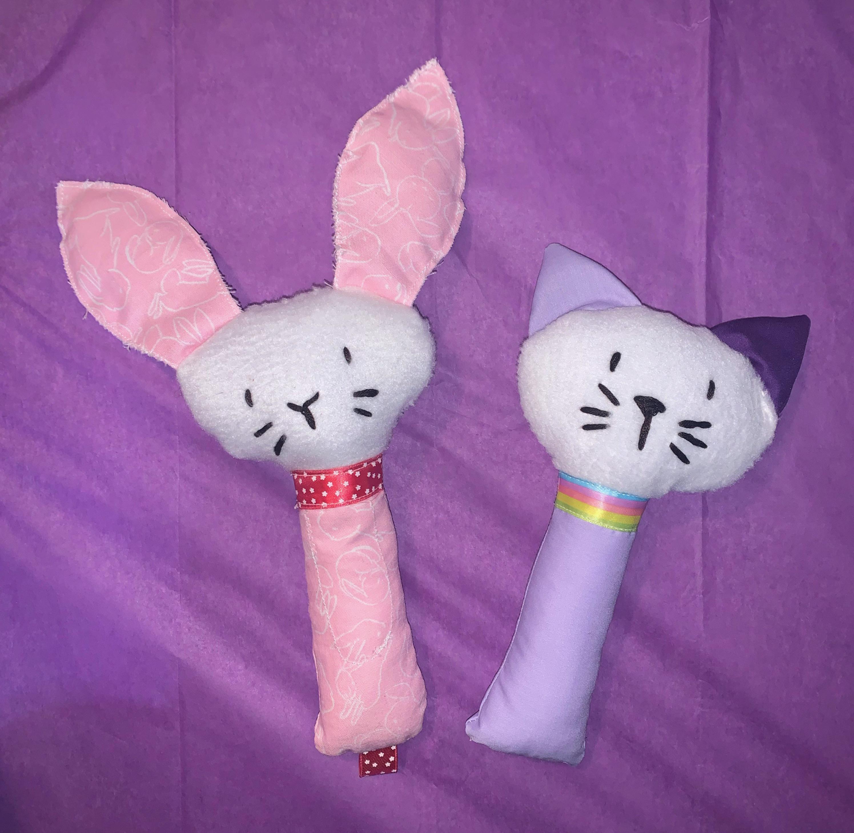 Beginner project baby rattles😊 sewing