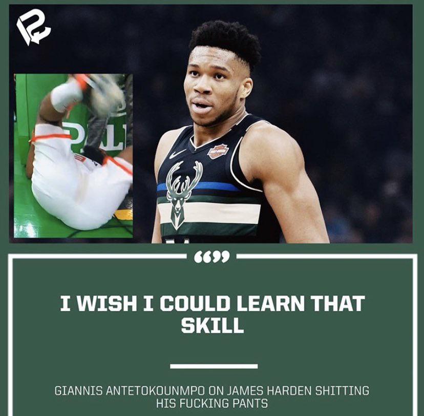 Quote from Giannis on Harden r/MkeBucks