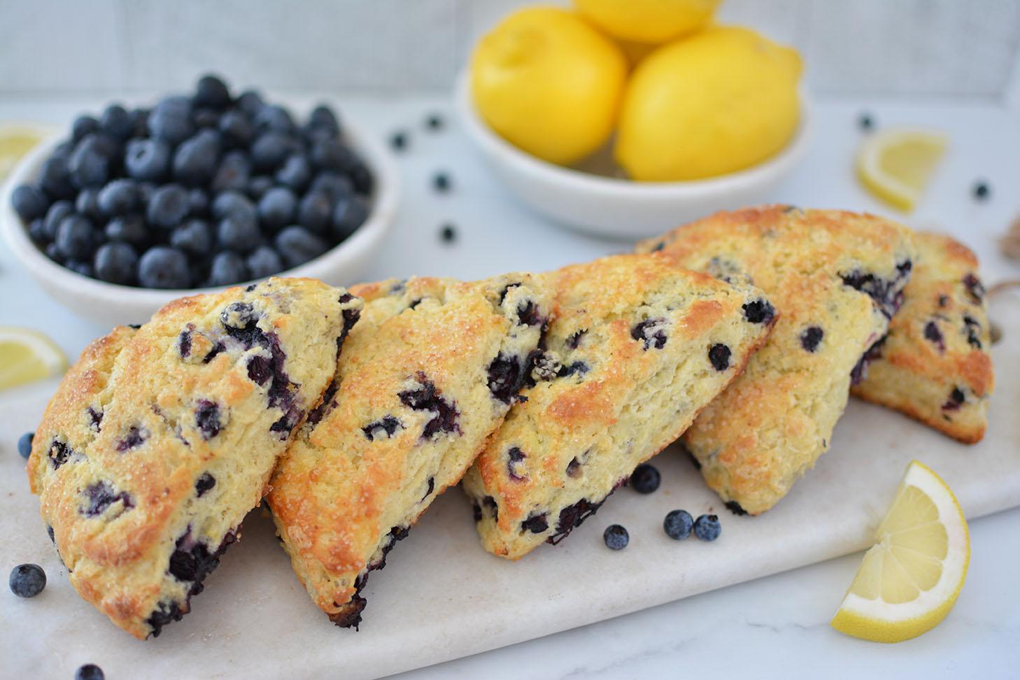 Keto Lemon🍋 Blueberry Scones r/ketobeginners