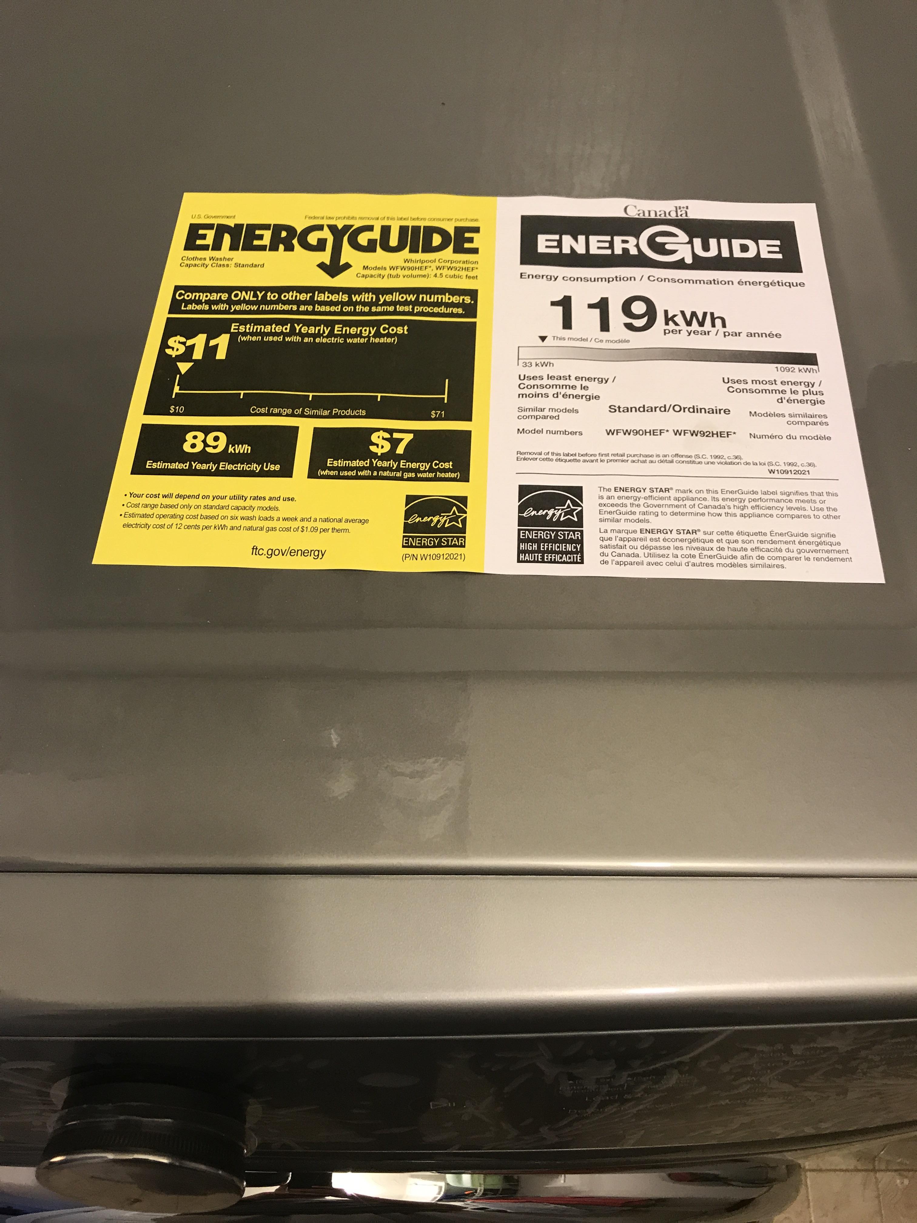 My clothes washer is less efficient in Canada r/mildlyinteresting