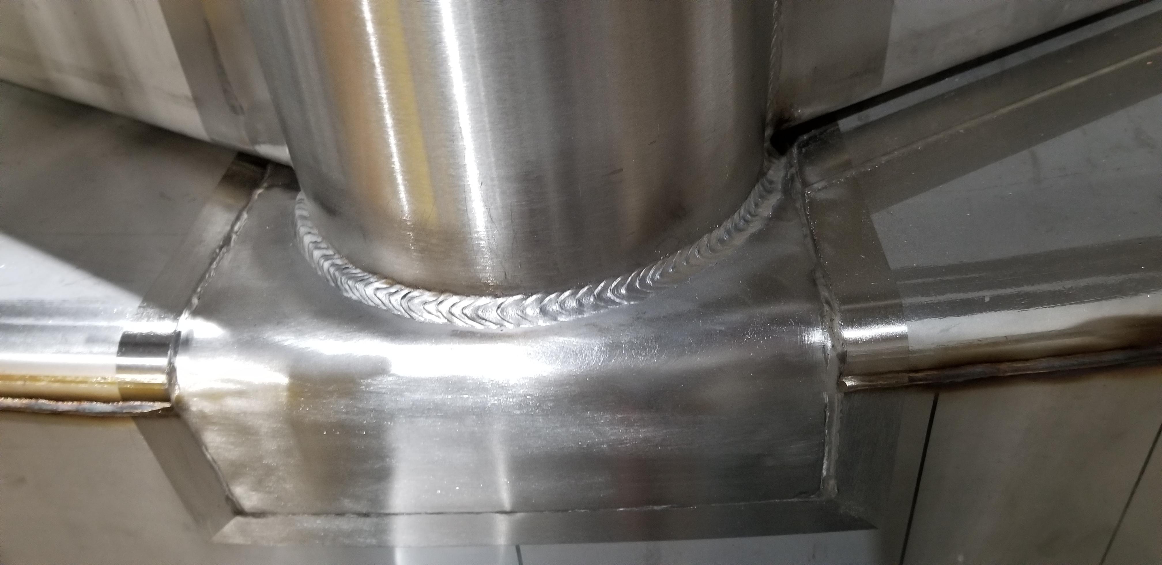 Stainless steel MIG! unpolished. r/Welding
