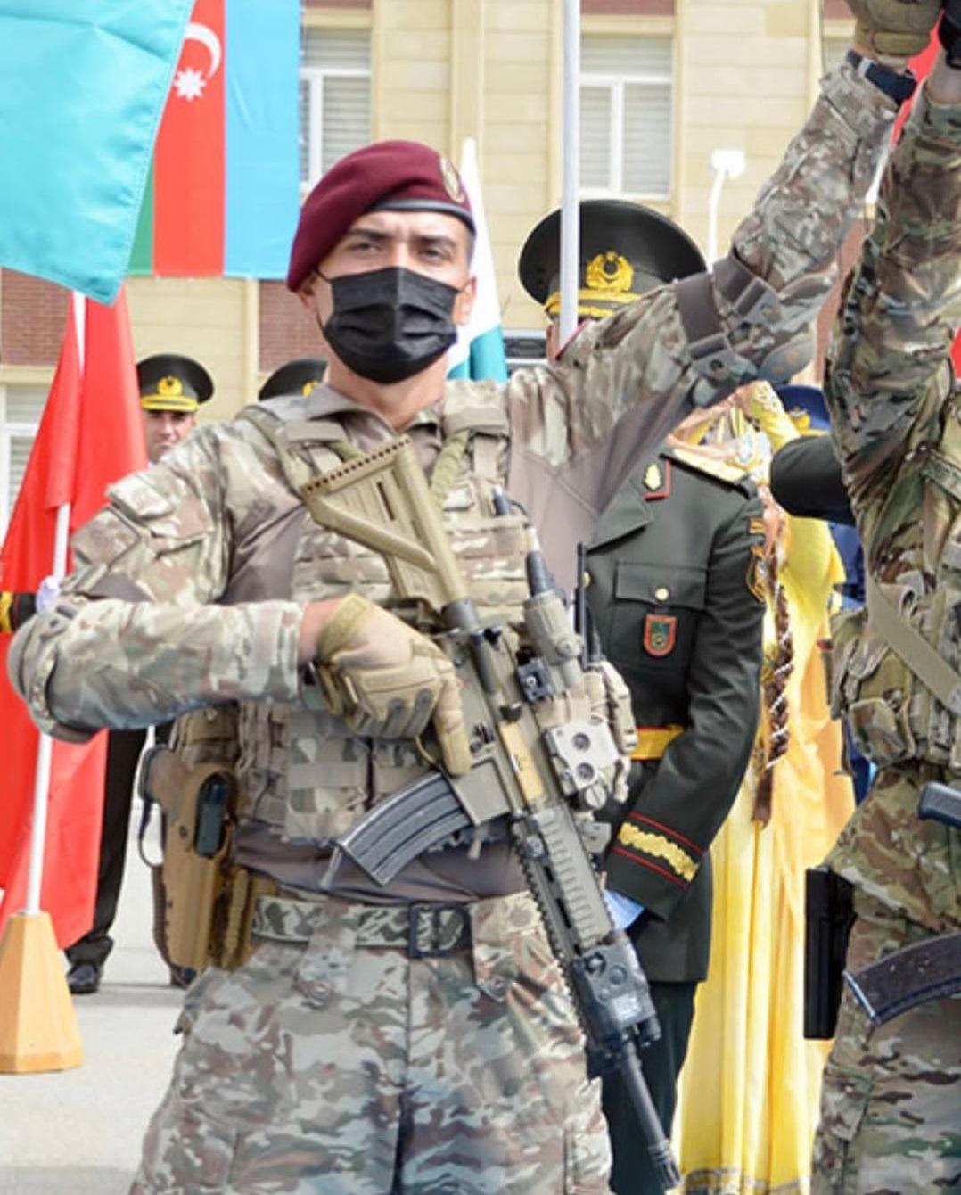 Turkish Special Forces (OKK) a.k.a. Maroon Berets in Azerbaijan, in