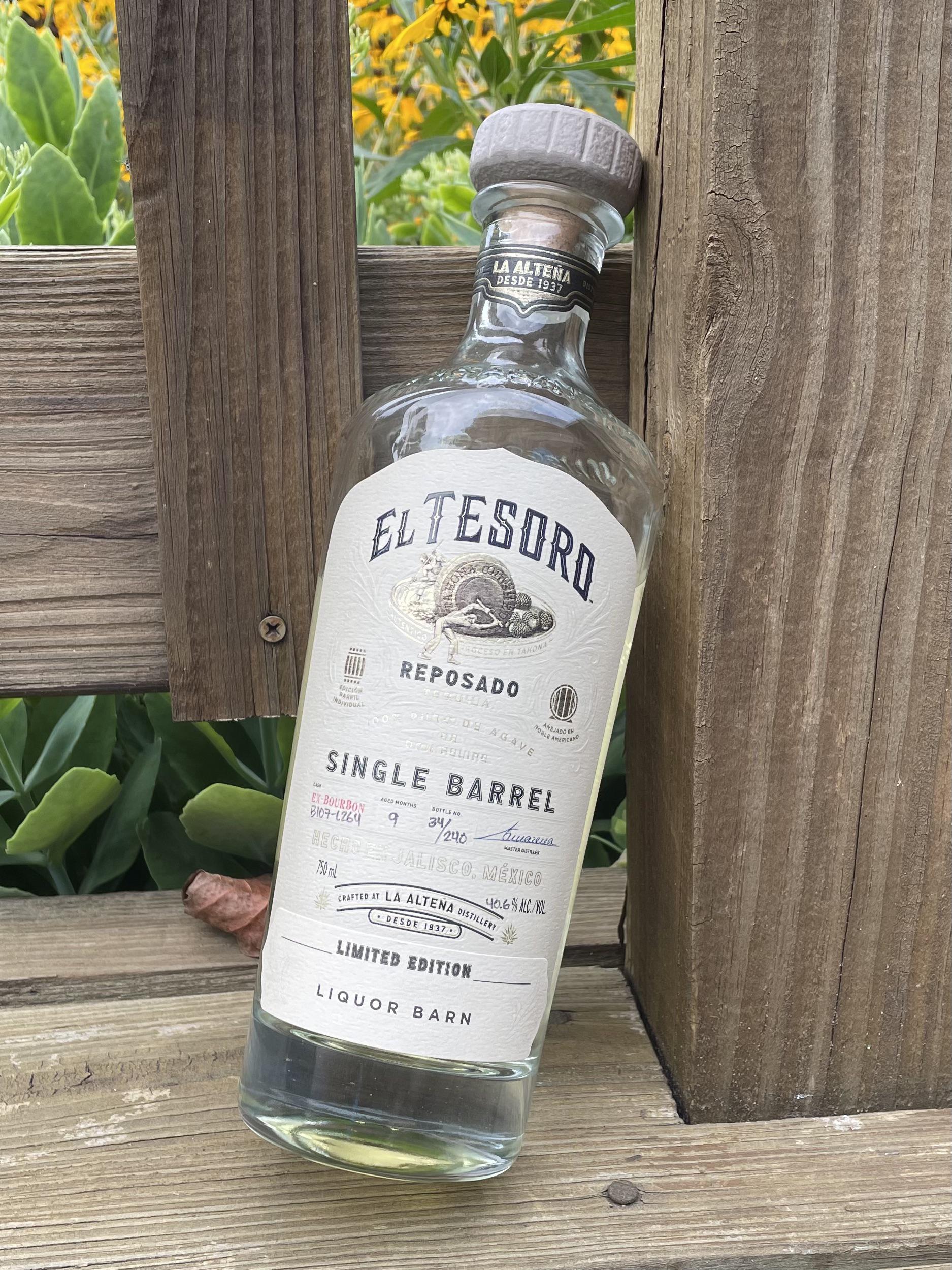 El Tesoro Reposado Single Barrel Store Selection Review r/tequila