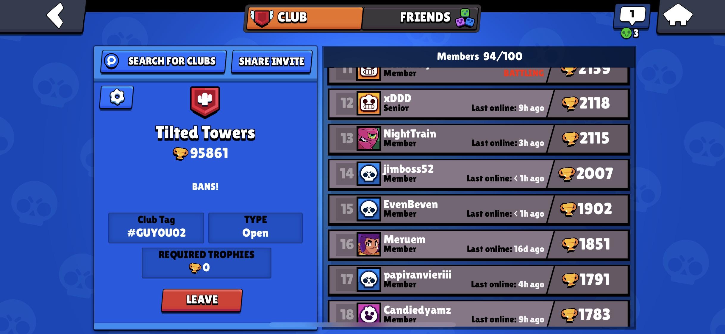 [IDEA] Display When Clan Members Have Last Logged In (Already in Brawl