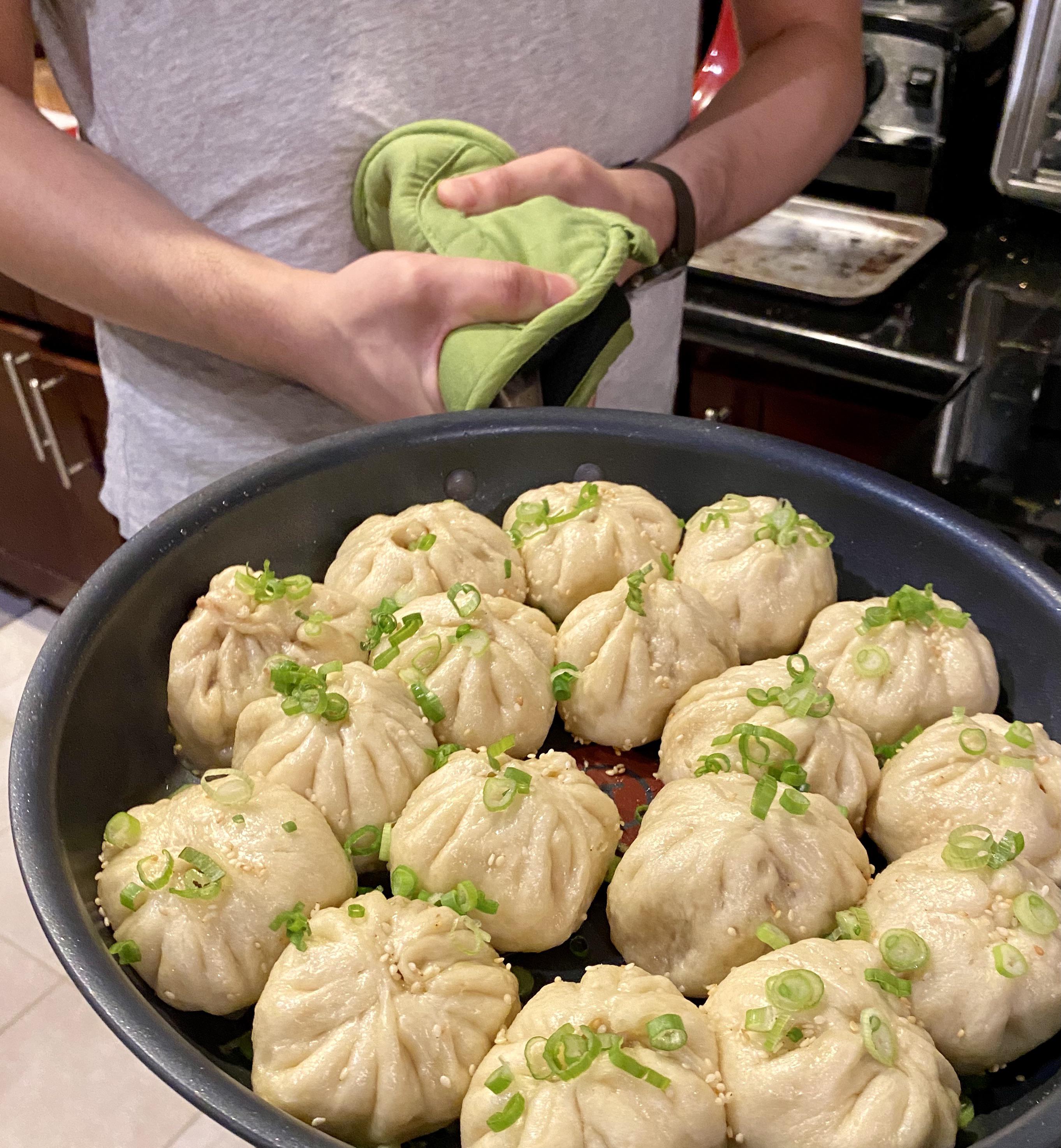 [Homemade] panfried pork buns r/food