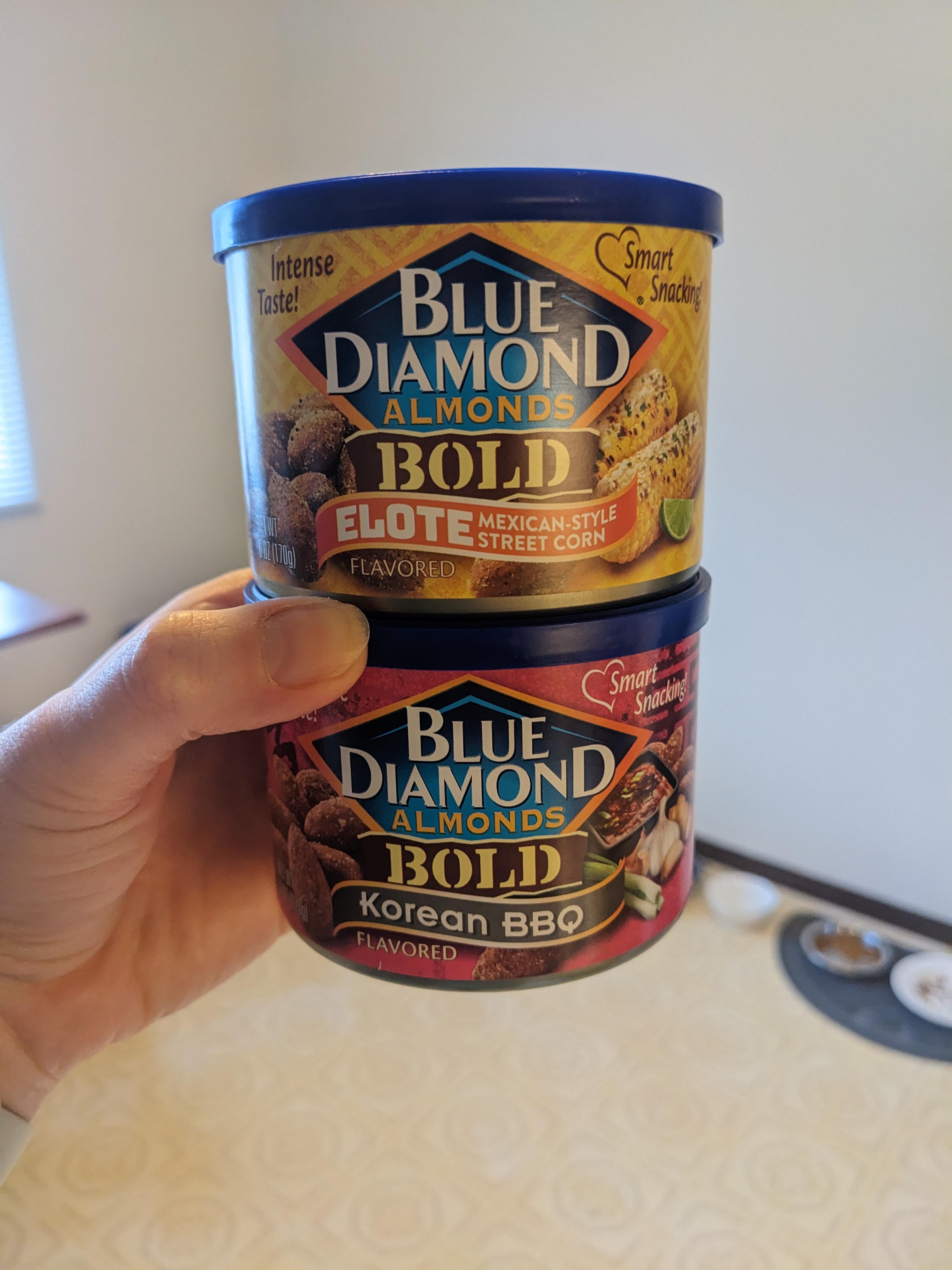 Has anyone tried these Blue Diamond Bold almonds? site says they are