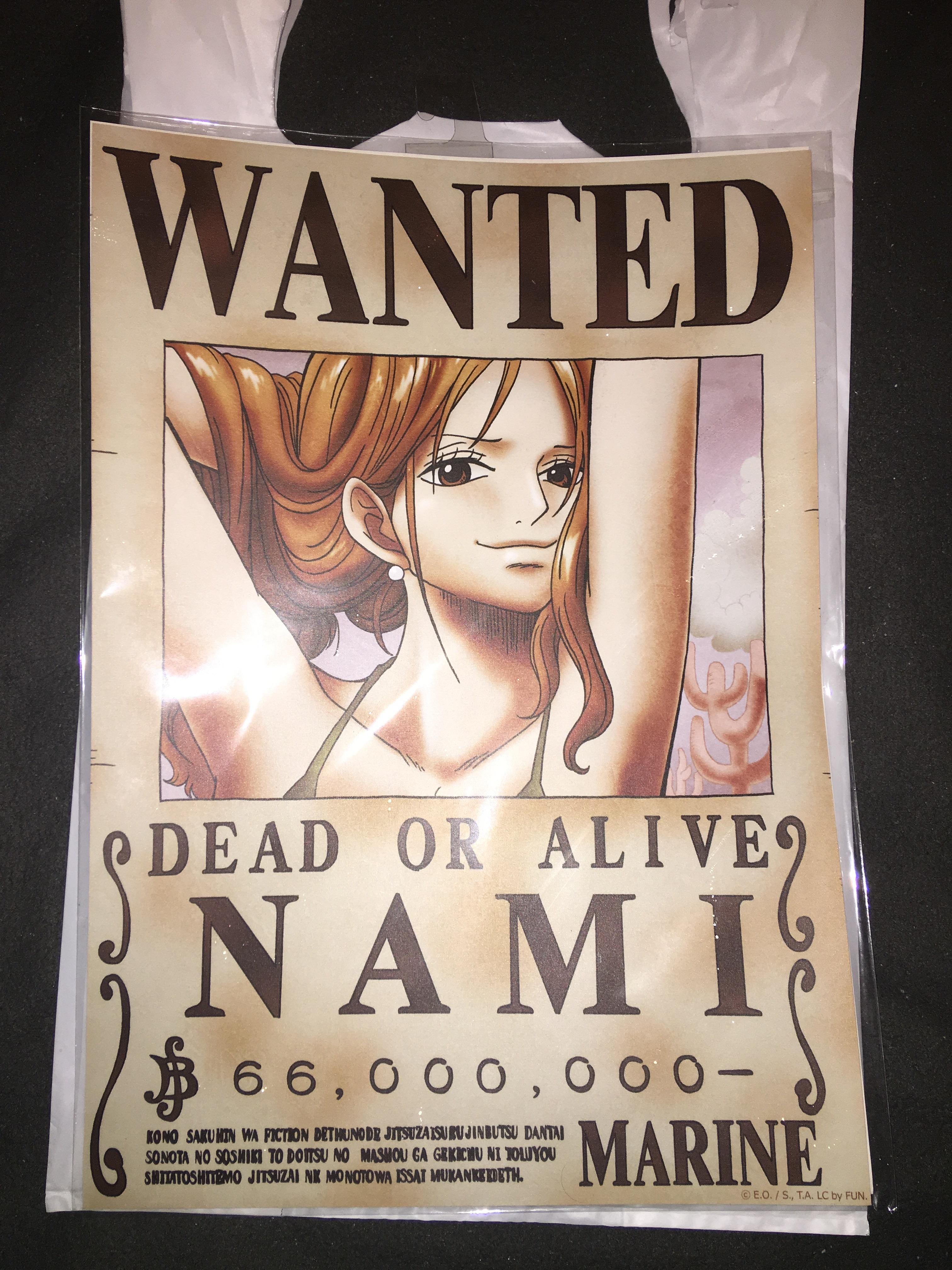 Saw this Nami bounty poster in Little Tokyo and had to buy it for my