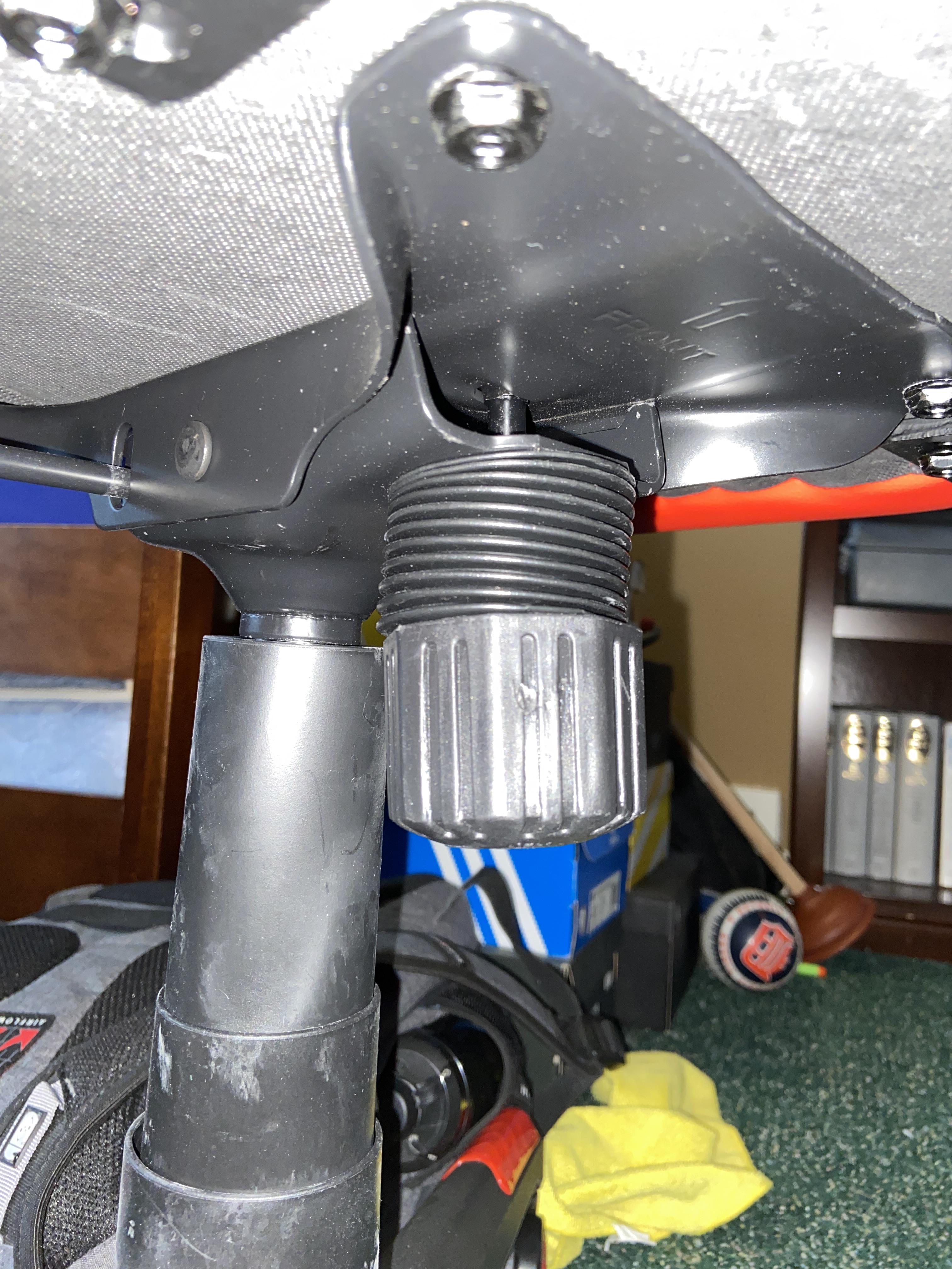 This screw thing on the bottom of my GTRacing chair, the person that