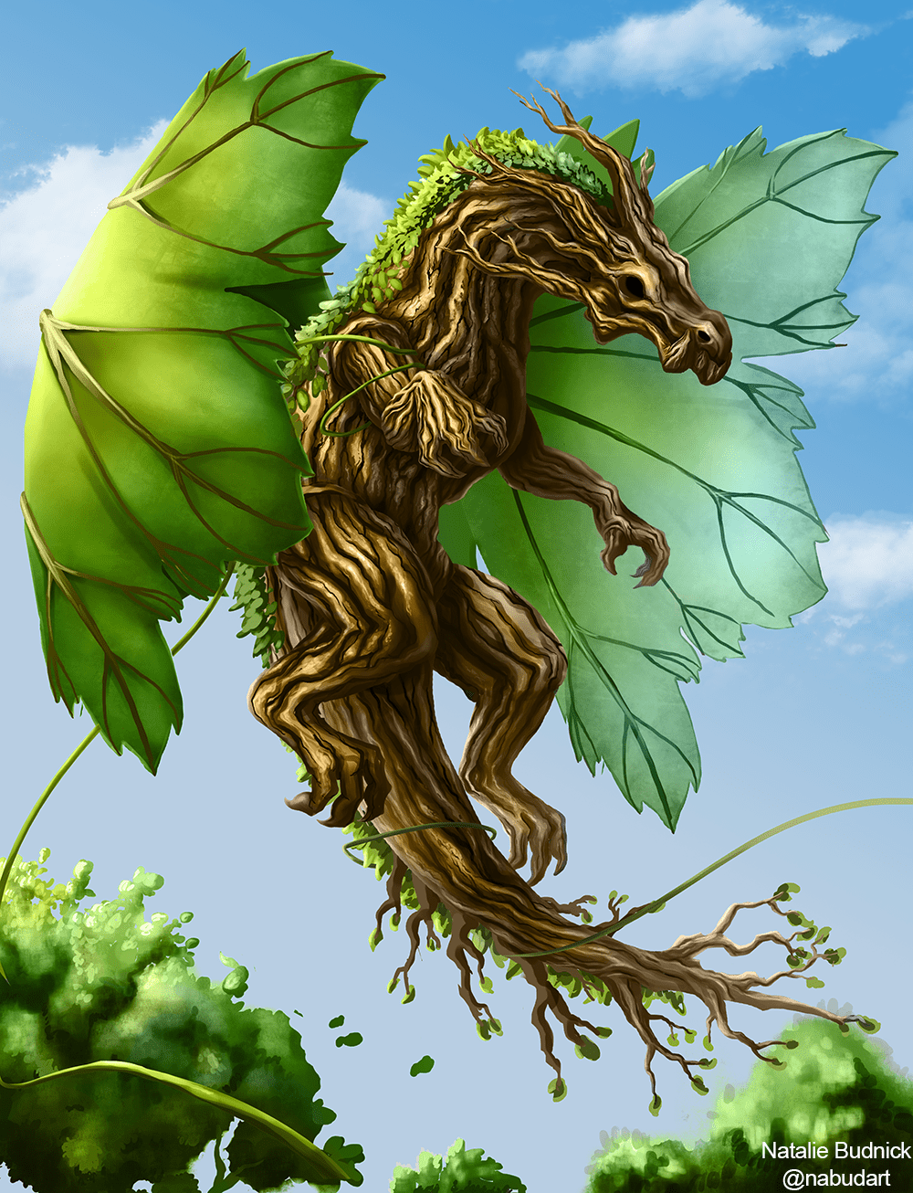 Tree Dragon Spirit r/worldbuilding