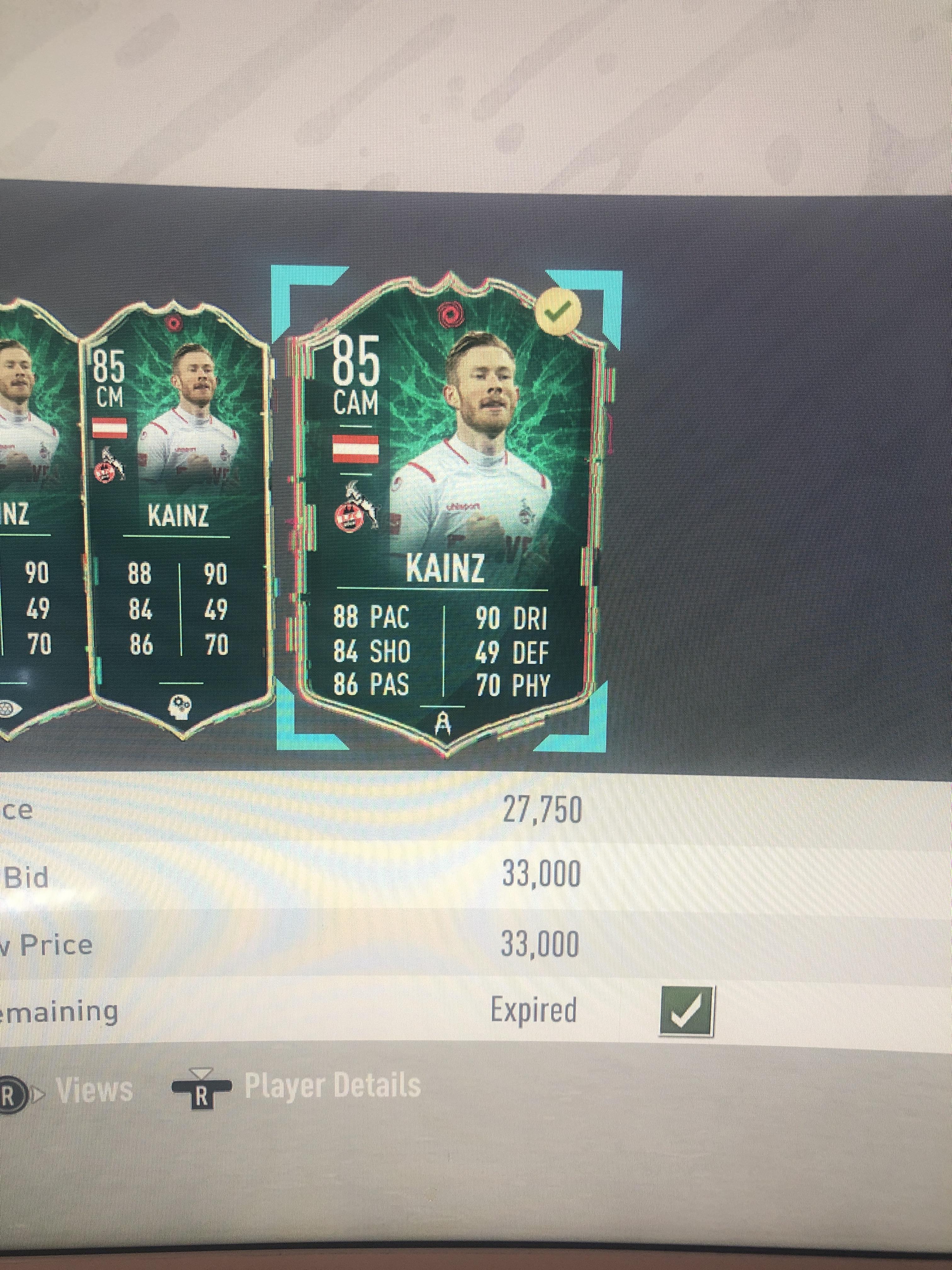 Was looking for his cheapest which was 79k and I only had 36. My first