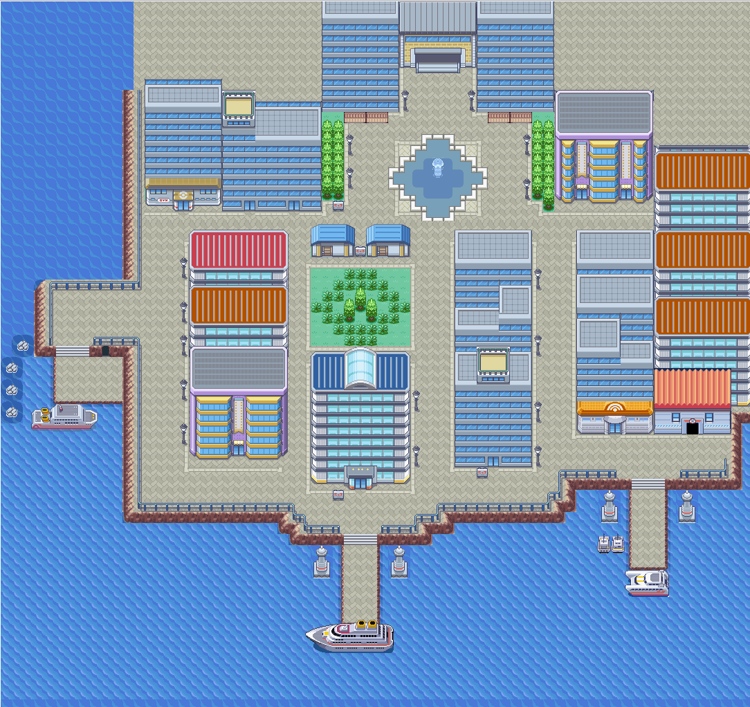 Castelia City demakes. Hope u guys like it r/PokemonROMhacks
