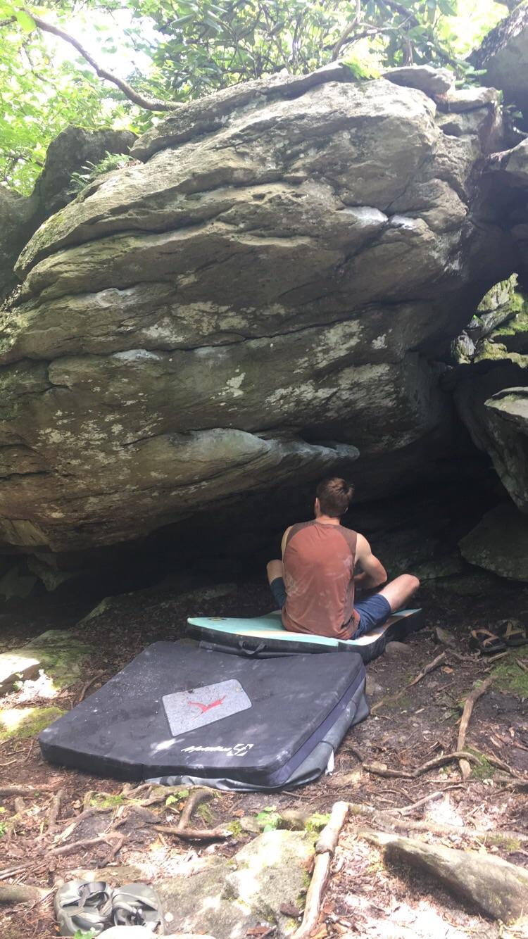 Bouldering at Grandmother boulders near Boone NC r/bouldering