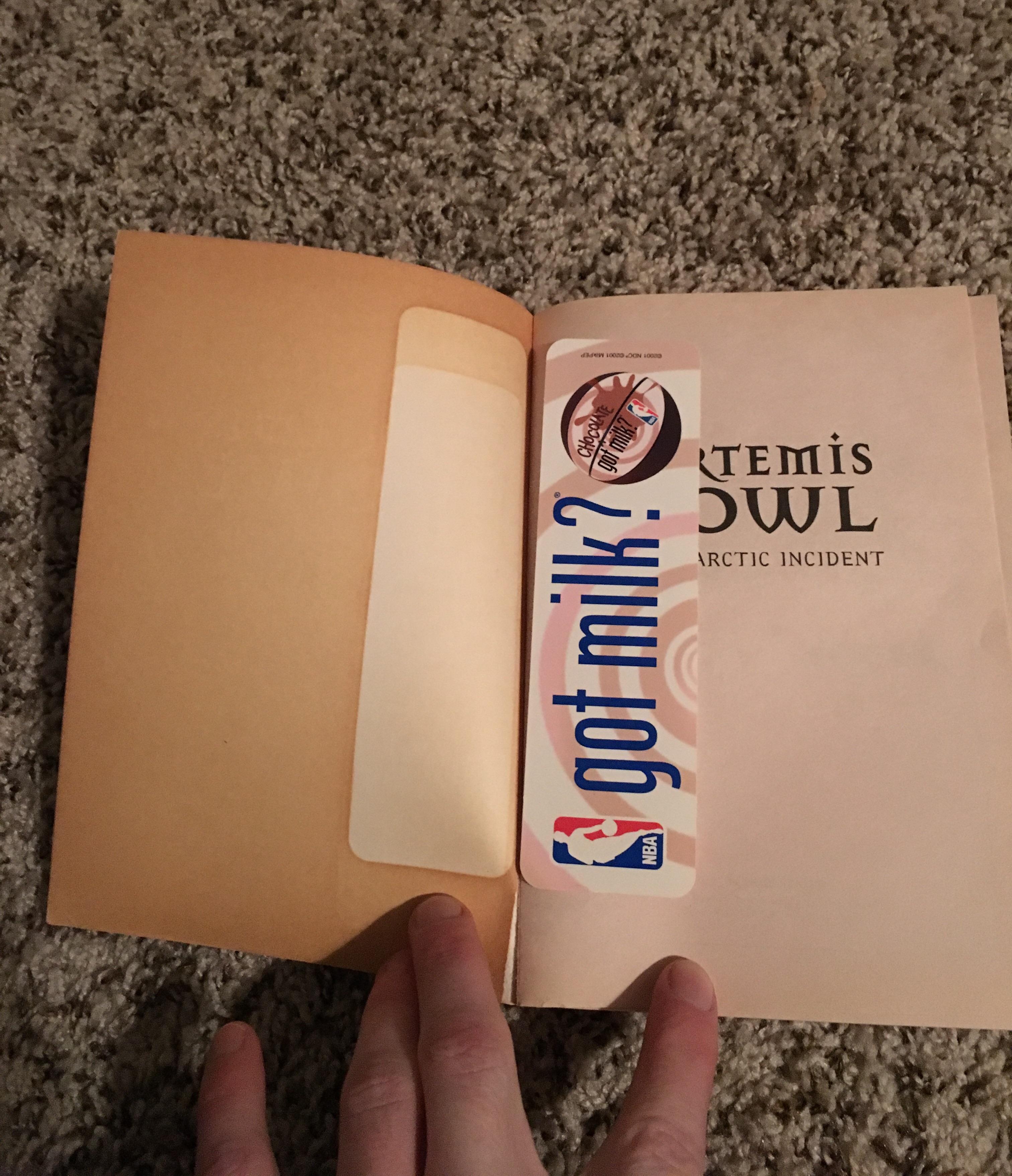After years of sitting in my closet, this bookmark has prevented the