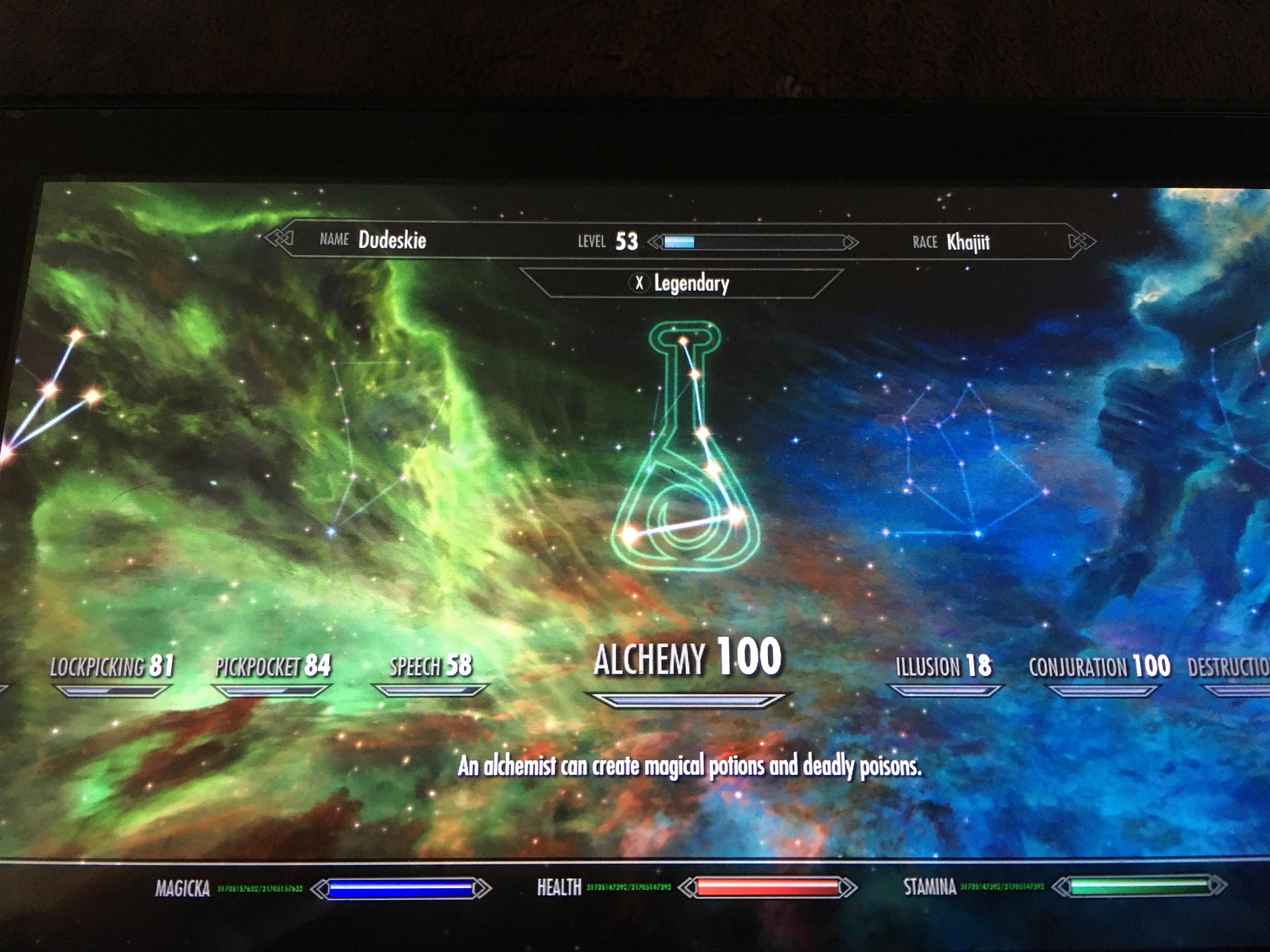 No mods, pure alchemy and enchanting.This, is Skyrim. r/skyrim