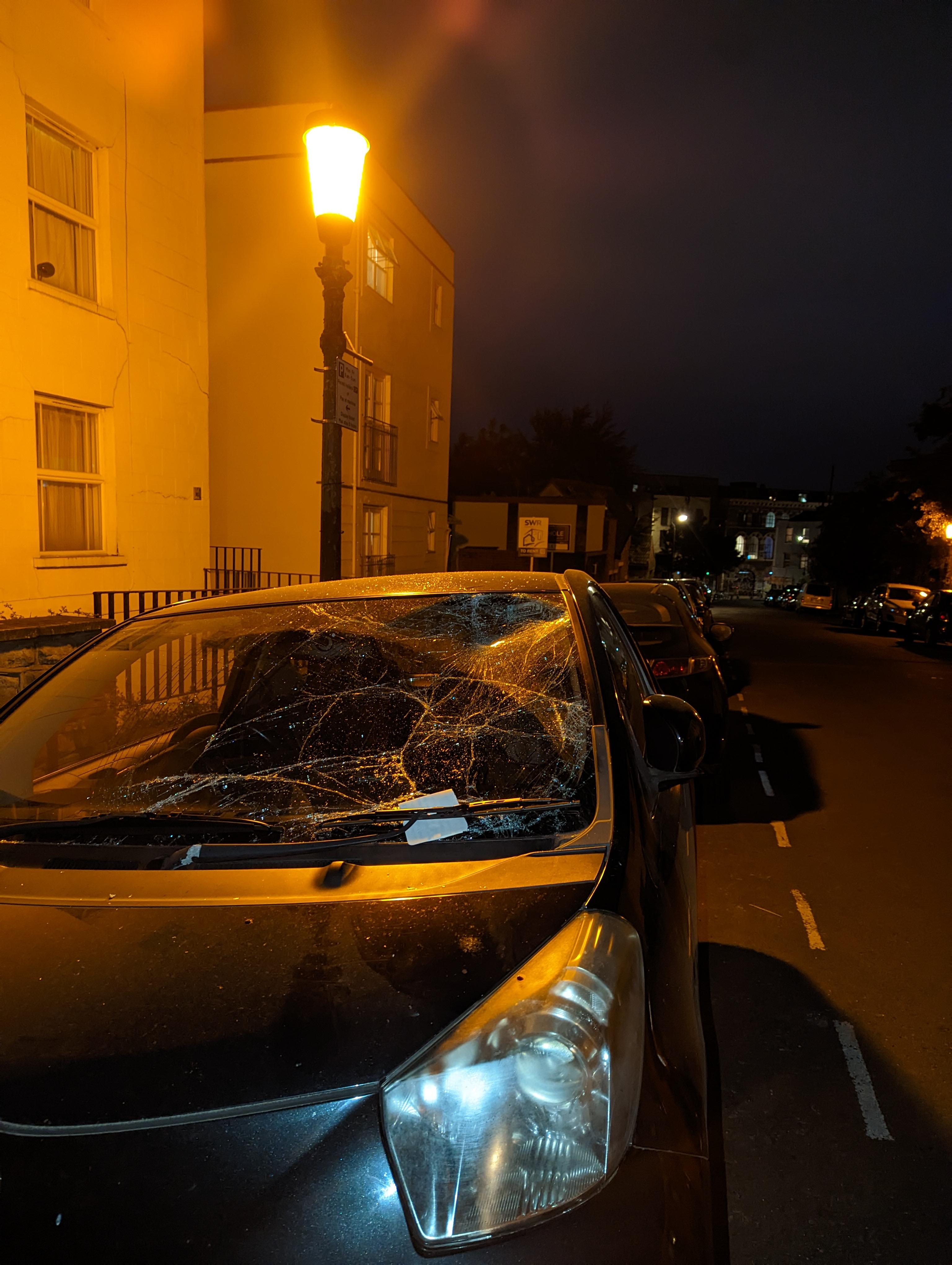 CCTV / Ring camera Sydenham Road car damage just now r/bristol