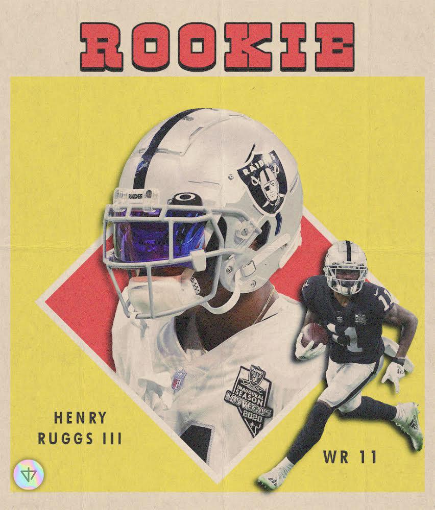Henry Ruggs III Rookie Card design! Thoughts? r/raiders