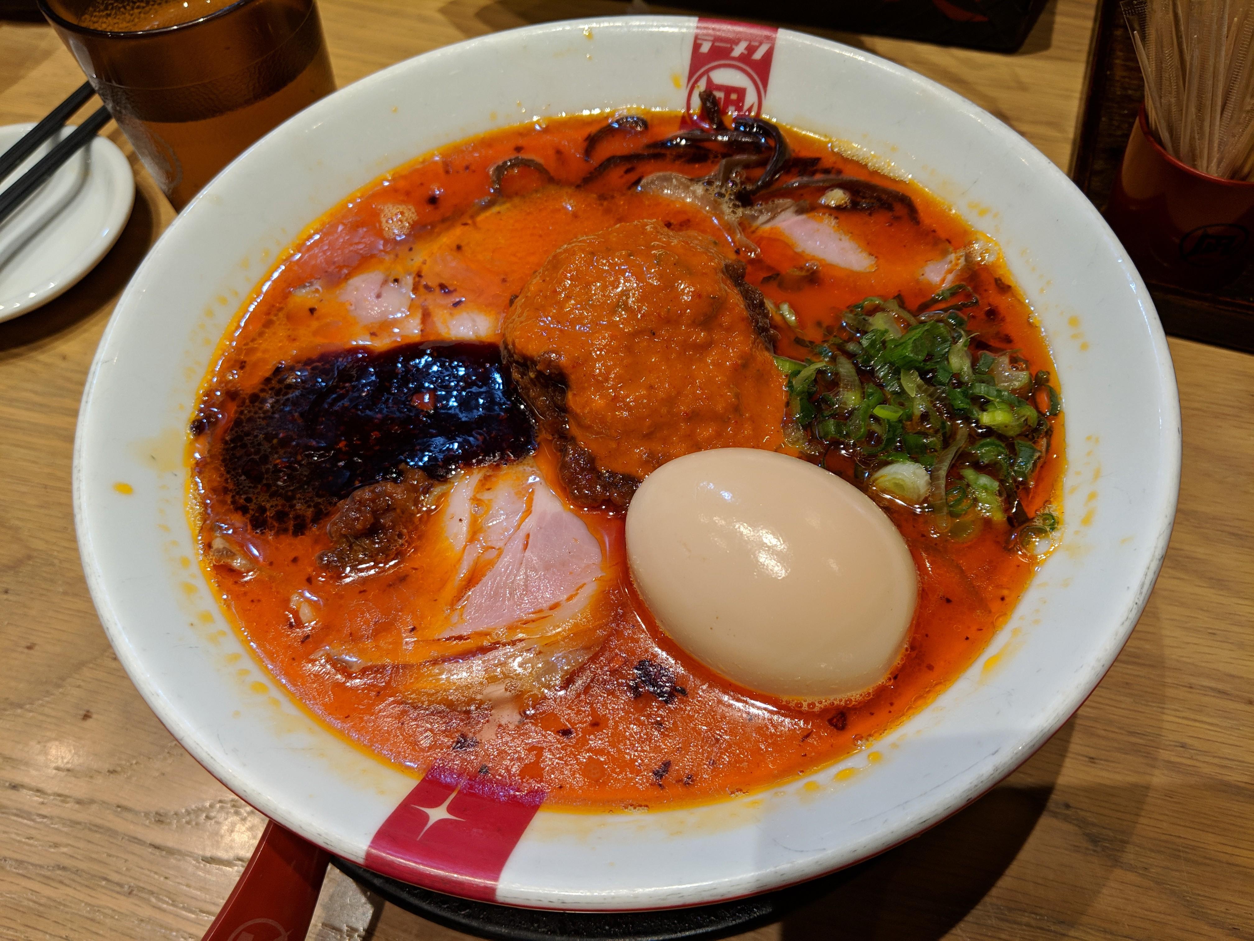 Finally got to try the Red King at Ramen Nagi r/ramen