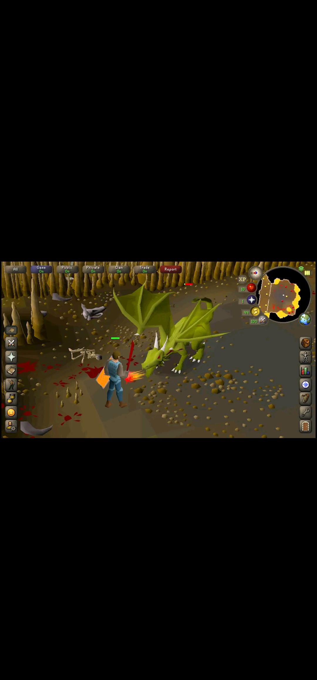 This image is on the OSRS Google Play Store. How do you beat Elvarg? r/2007scape