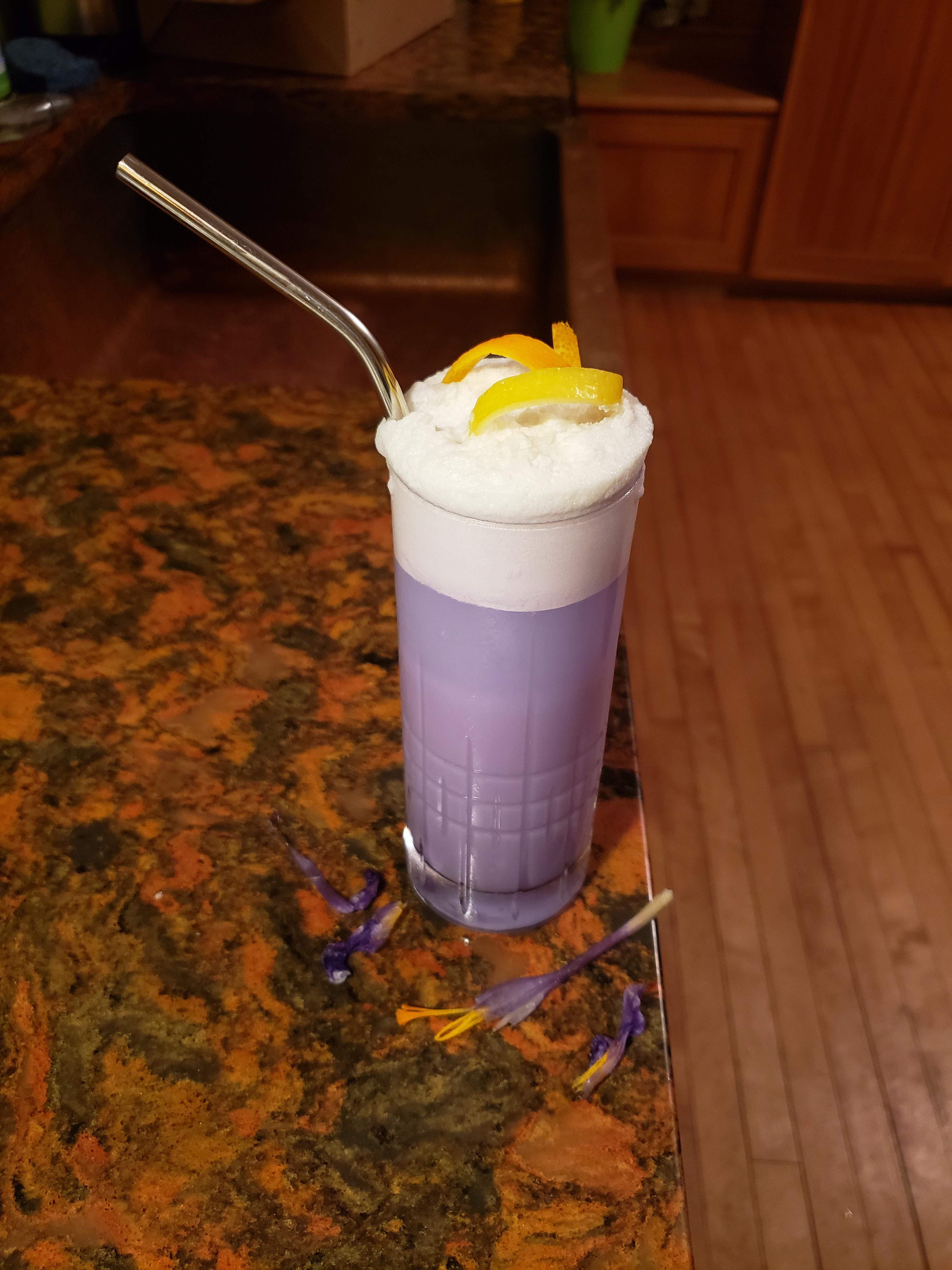 Lavender Ramos Gin Fizz r/cocktails