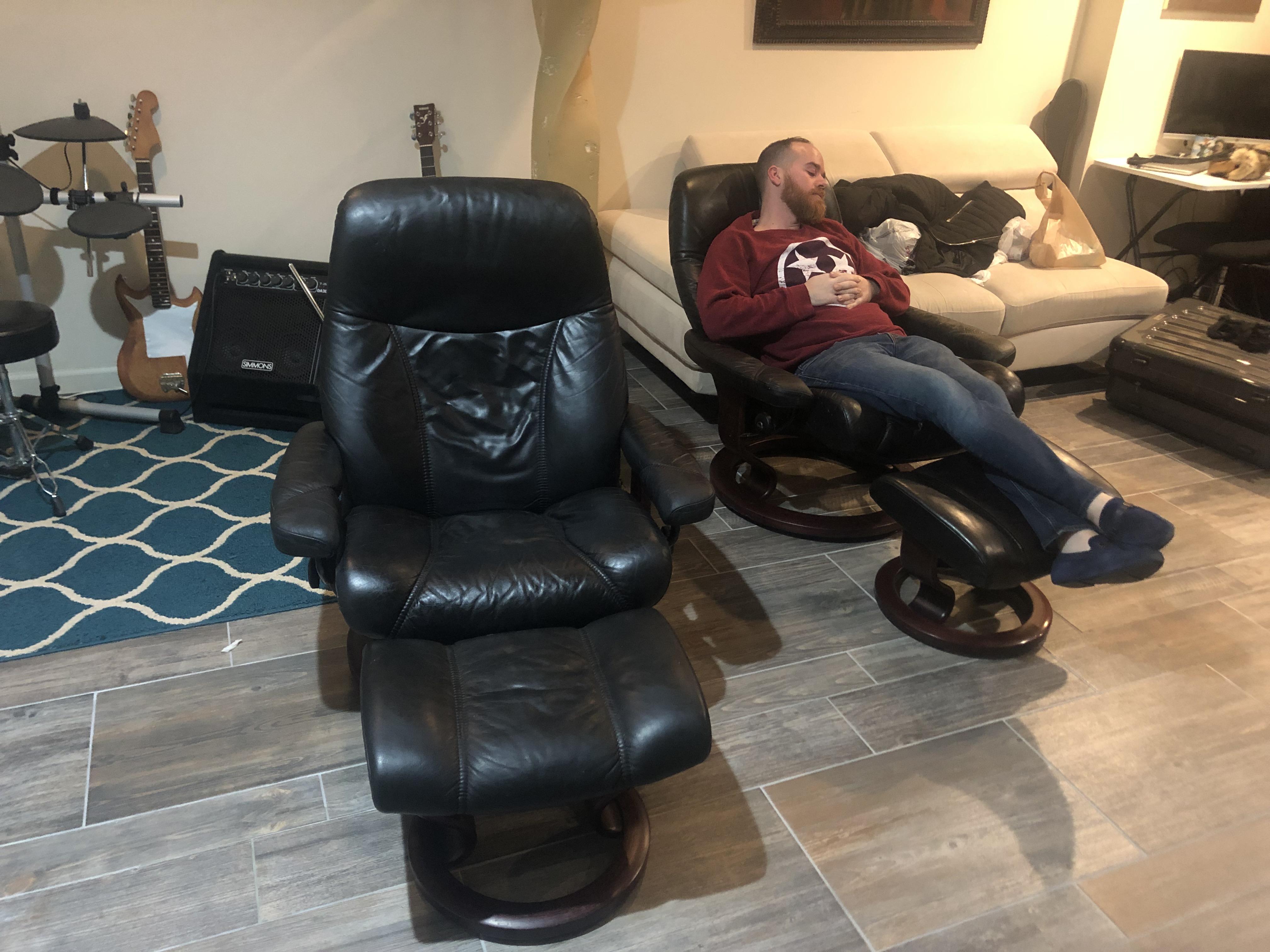 2 Ekrones Stressless chairs 125 each r/ThriftStoreHauls