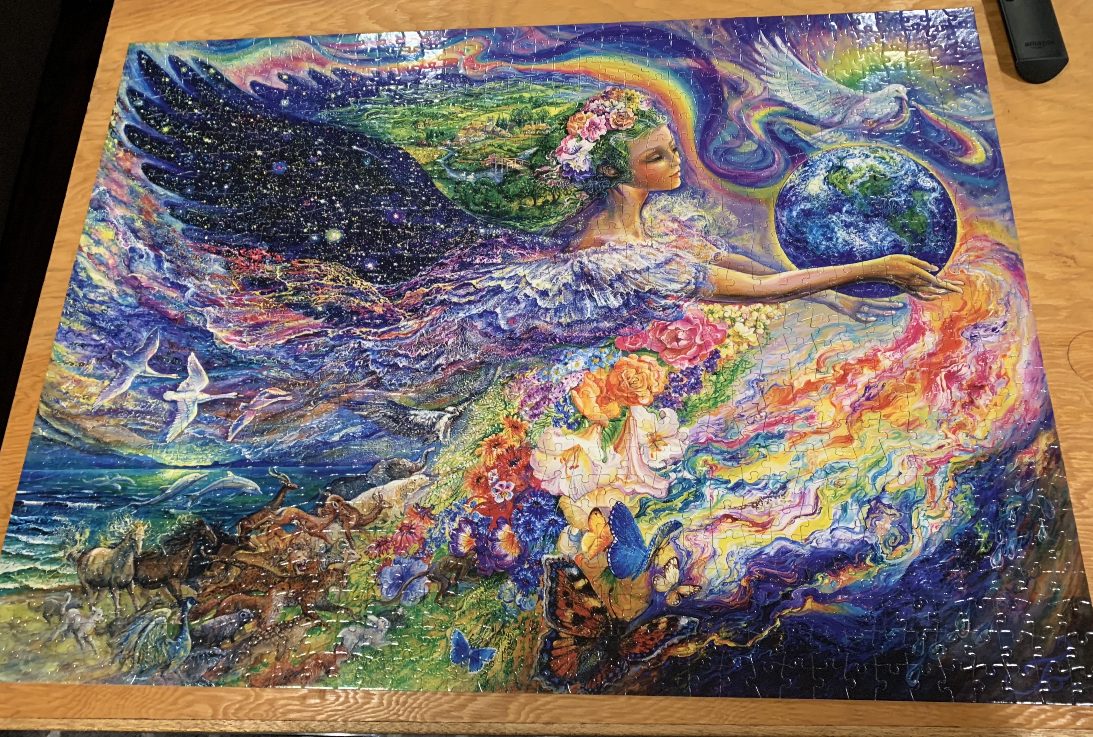 Earth Angel Josephine Wall 1000 pc Buffalo Games r/Jigsawpuzzles