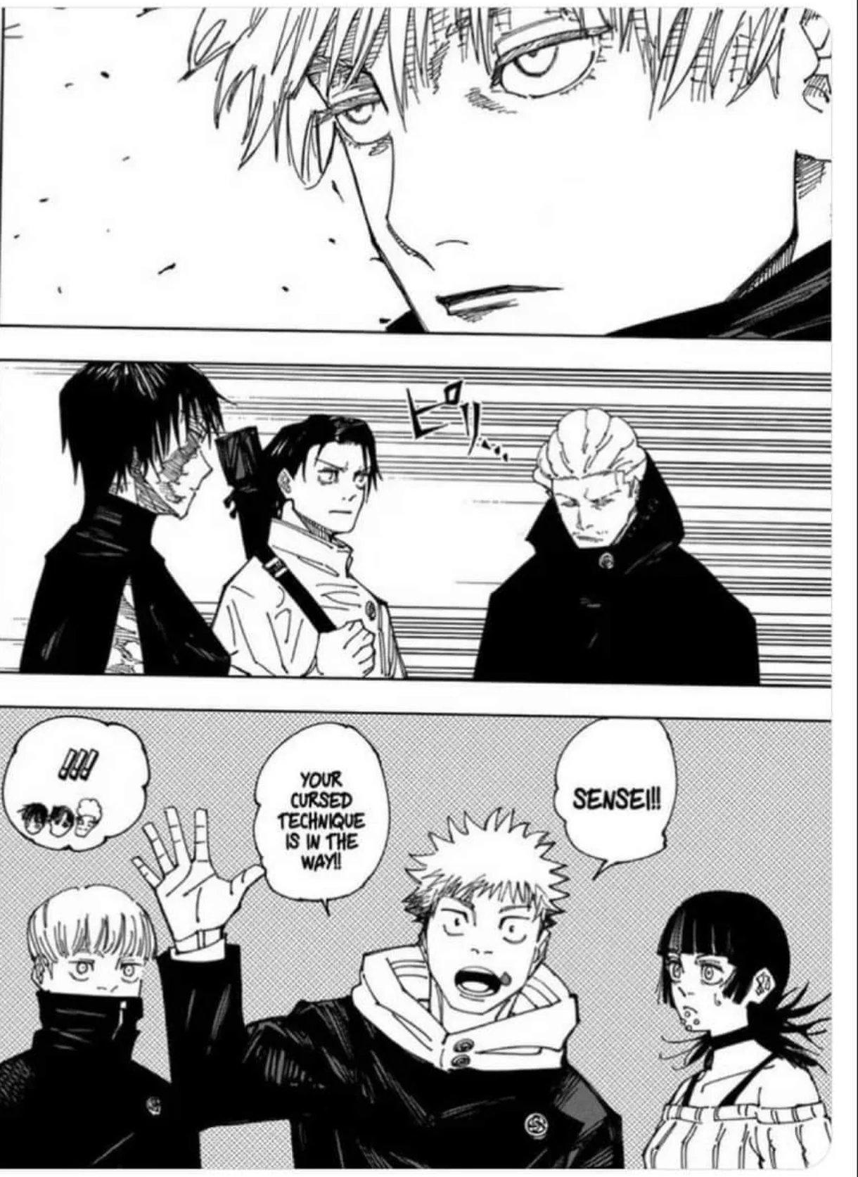 Gege turned the most wholesome panel into the most fucked up scene Yuta