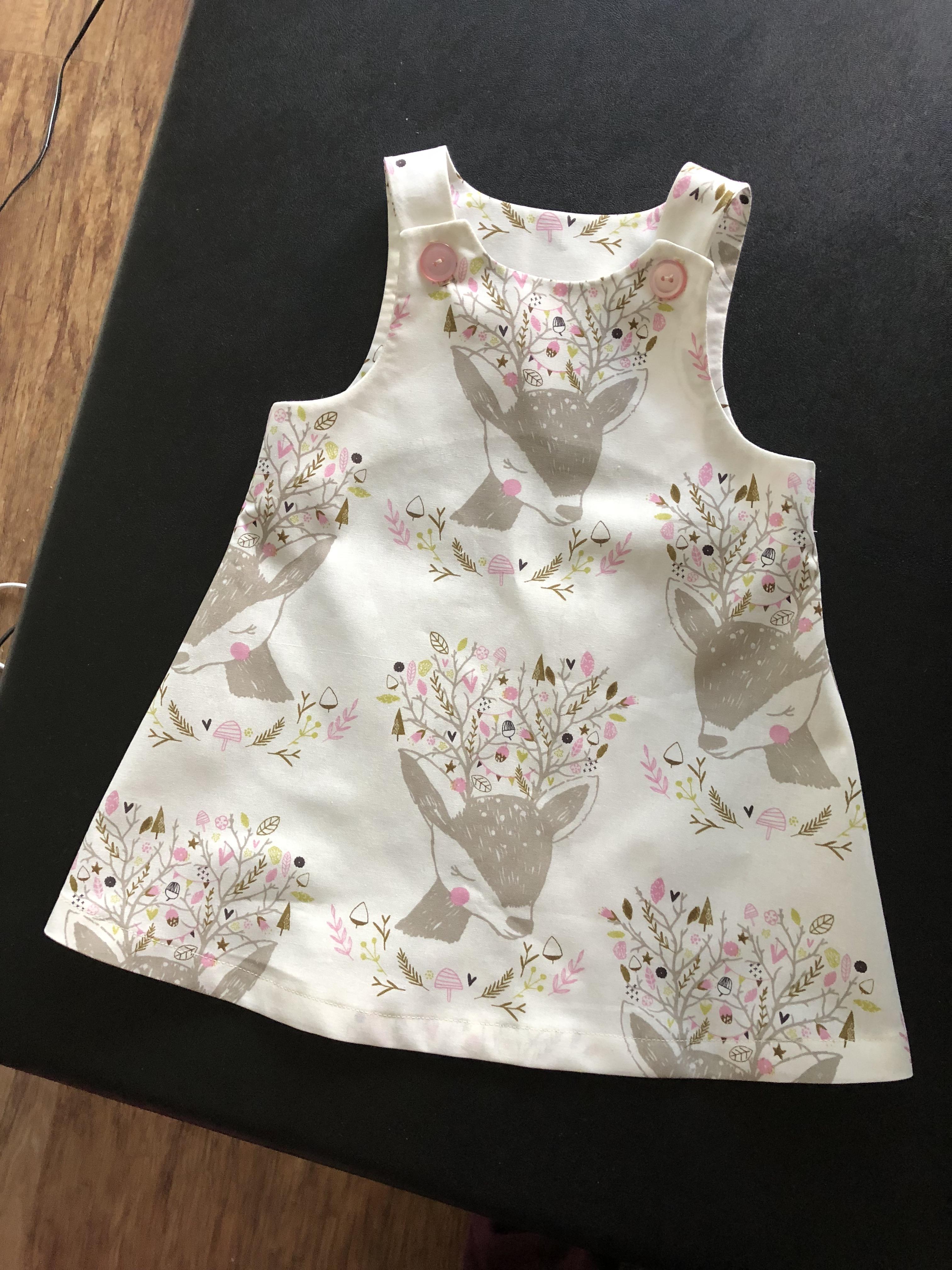 [New Look 6576] I’m in love with this dress I made for a friend’s baby