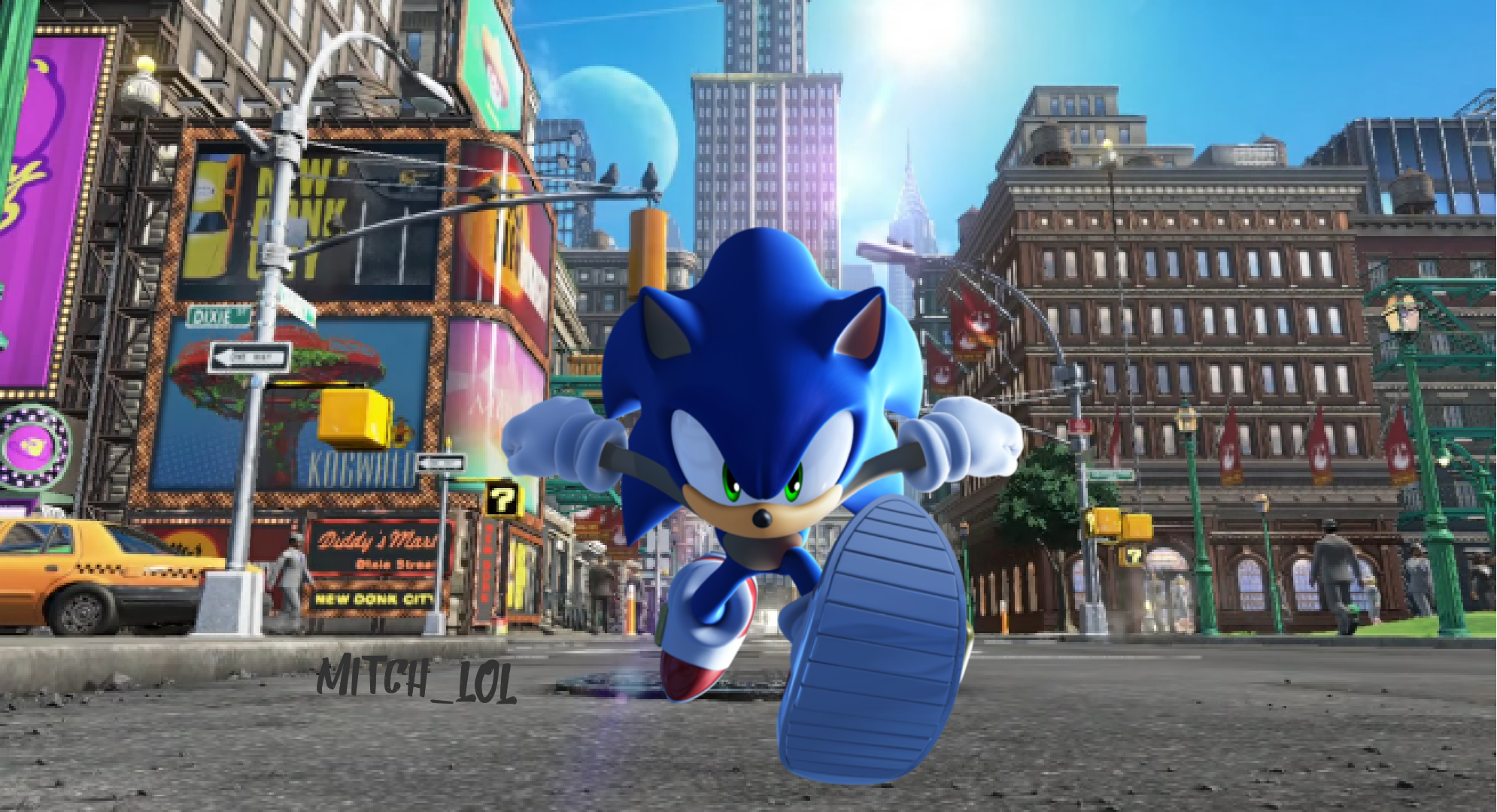 City escape looks so weird in HD SonicTheHedgehog