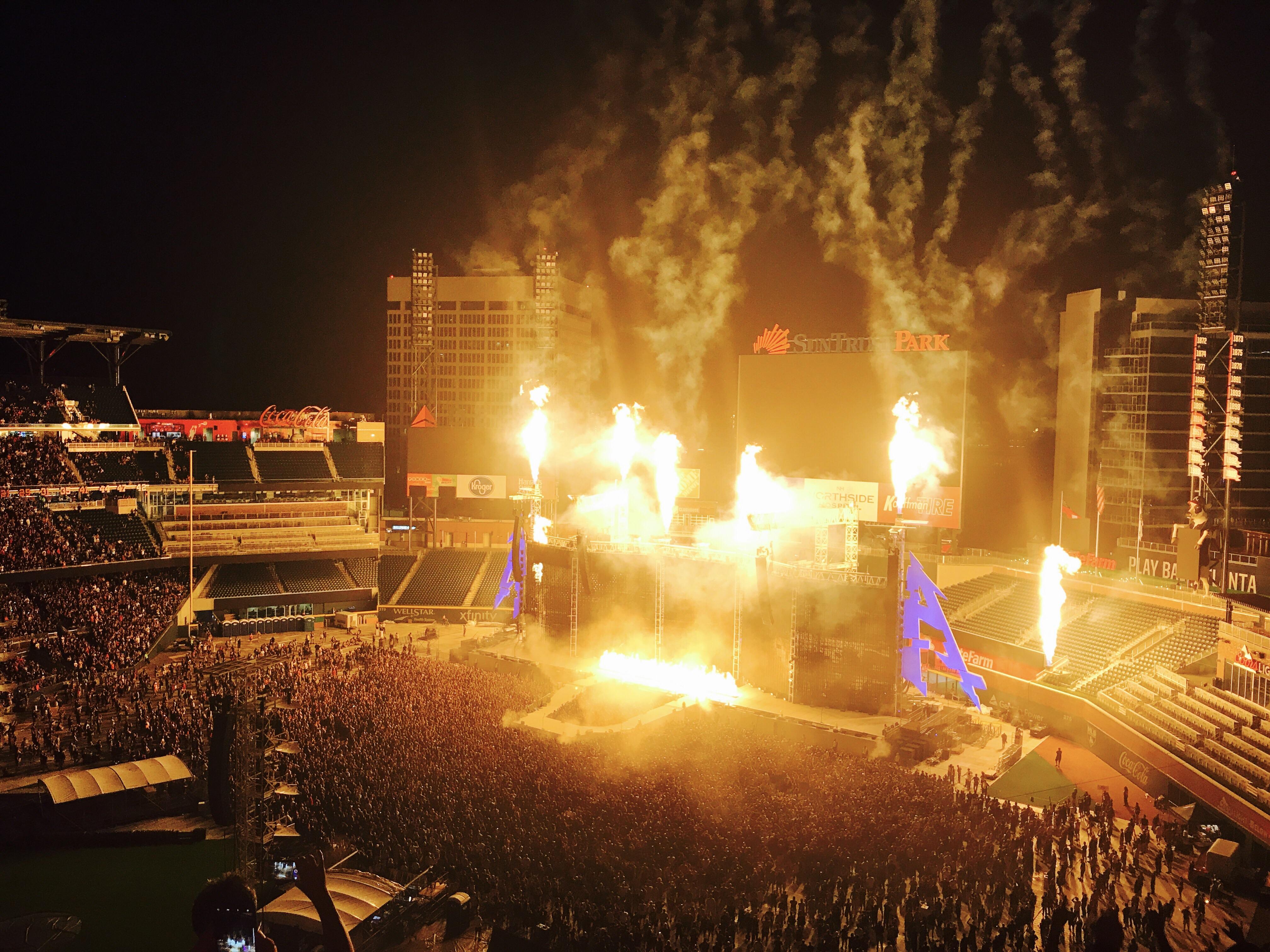 iPhone 7 + Stock. Metallica Concert (Atlanta 2017) iPhoneography