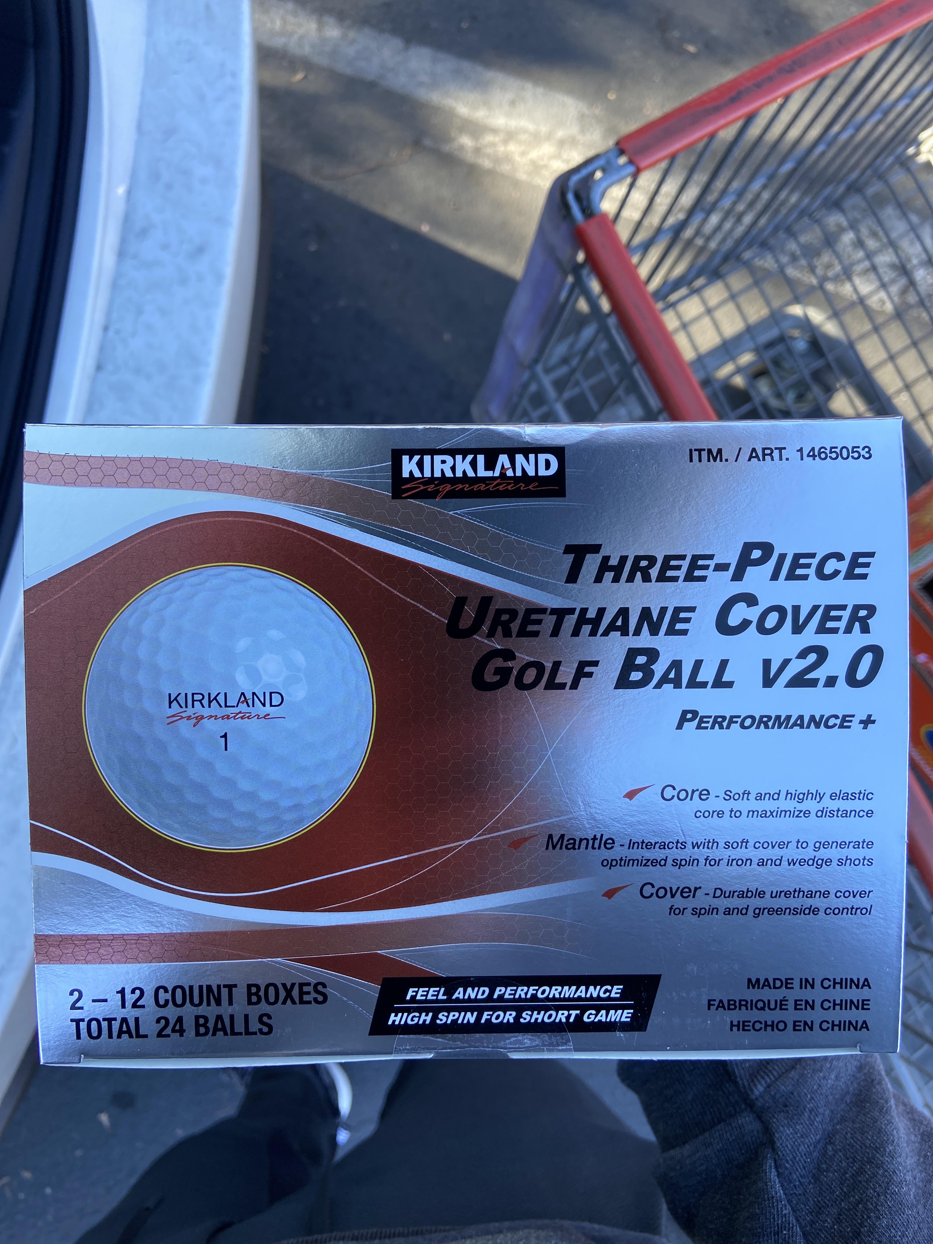 New Kirkland balls back in stock at my local Costco! V2.0 r/golf
