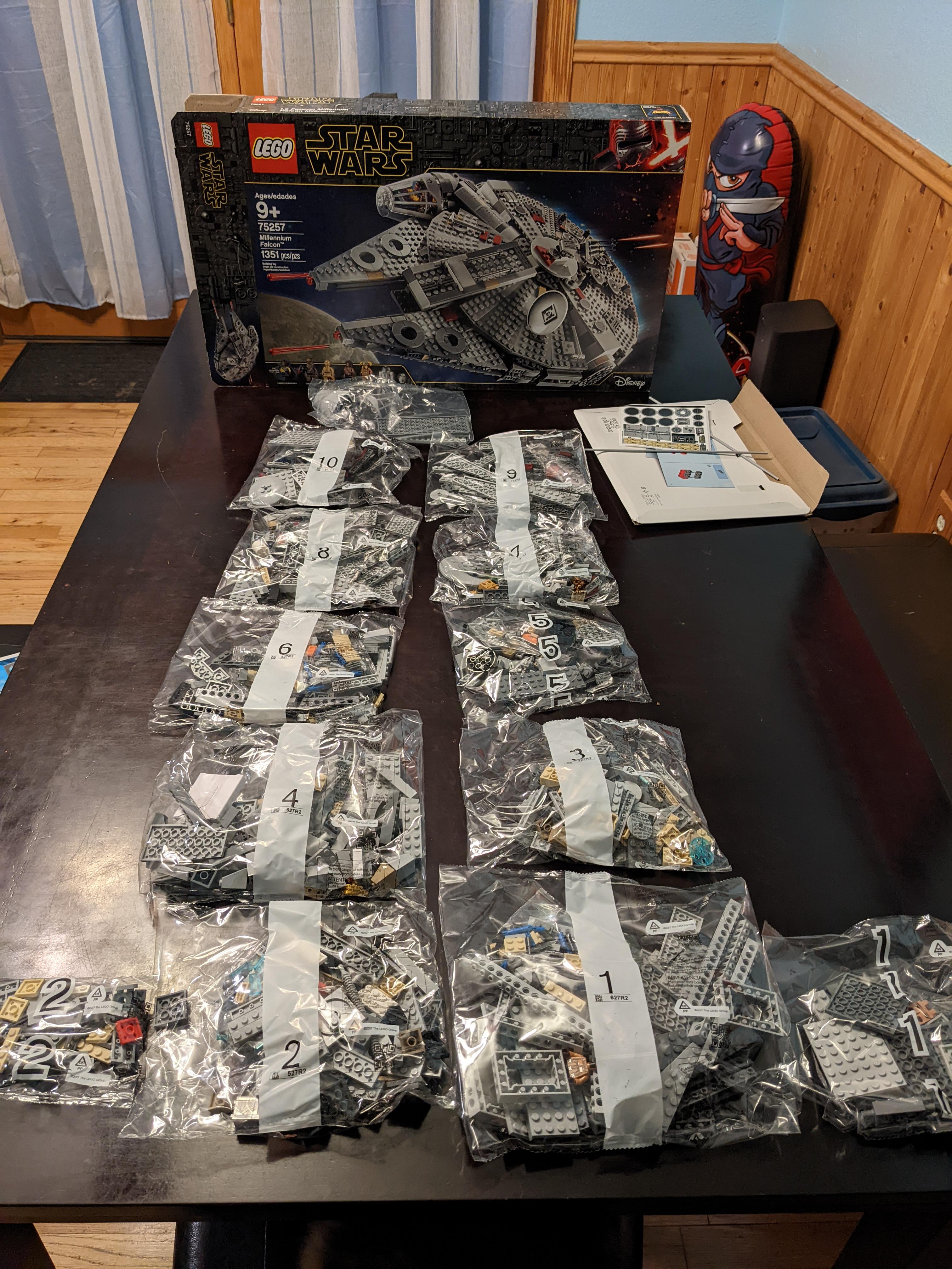 Am I missing a bag 5? Millennium Falcon 75257 r/lego