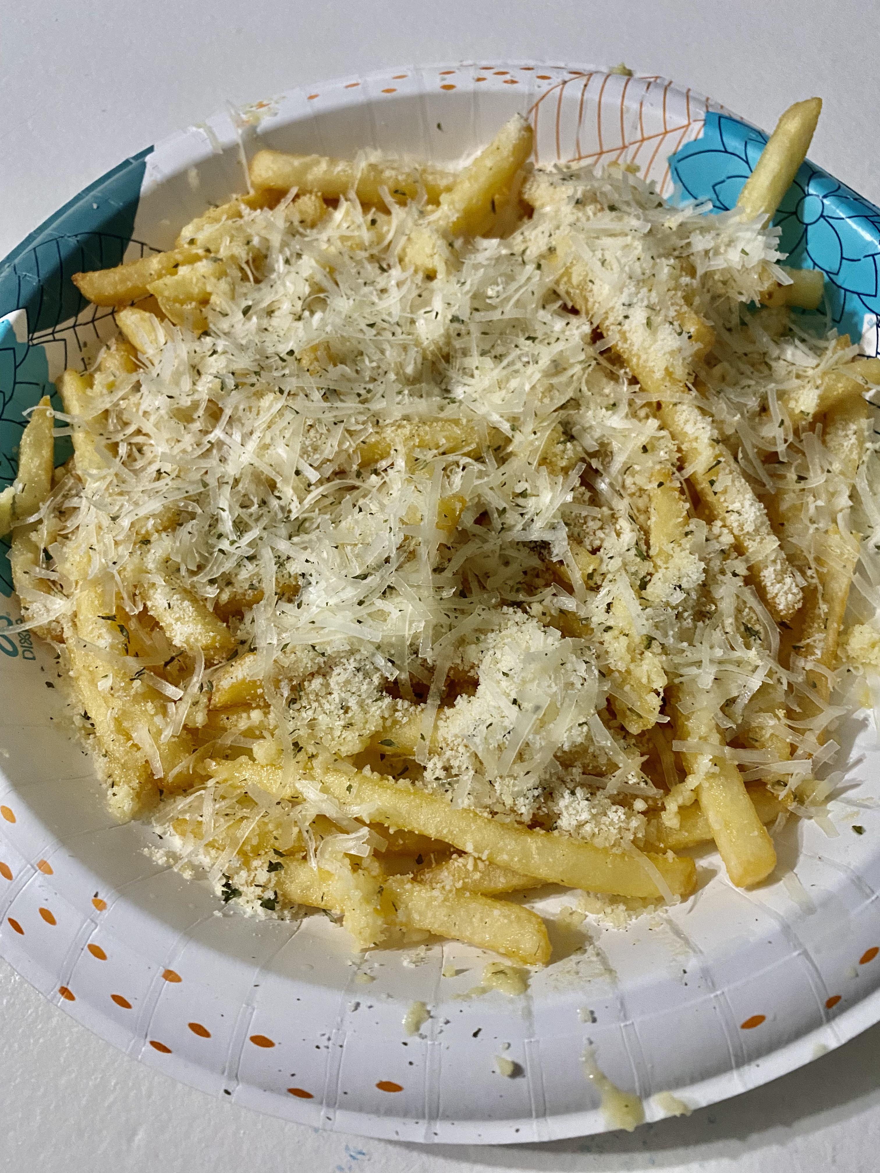 Garlic Parmesan fries I made r/FoodPorn