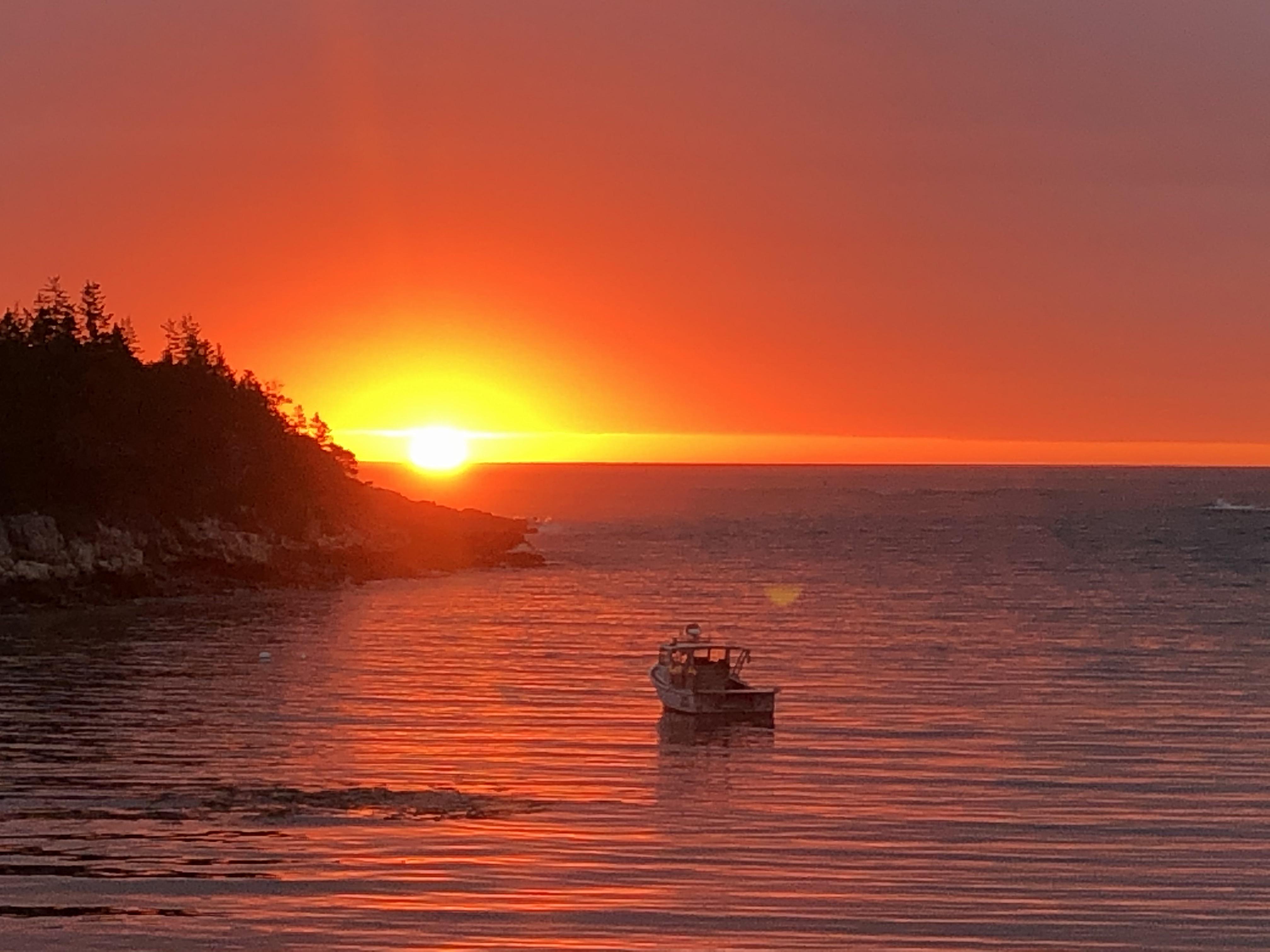 Birch Harbor sunrise r/Maine