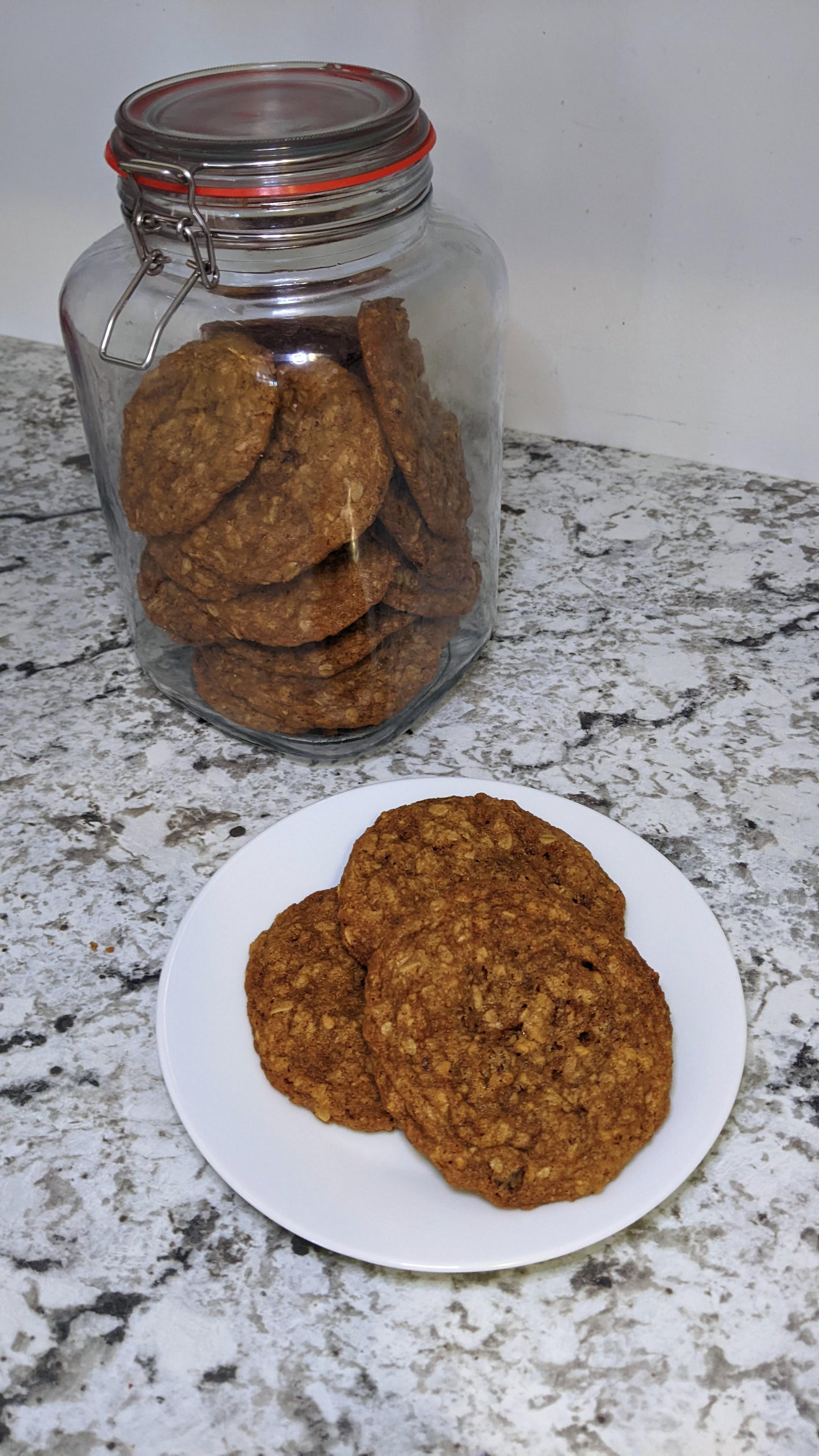 Oat & Pecan Brittle cookies! Dare I say better than her chocolate chip