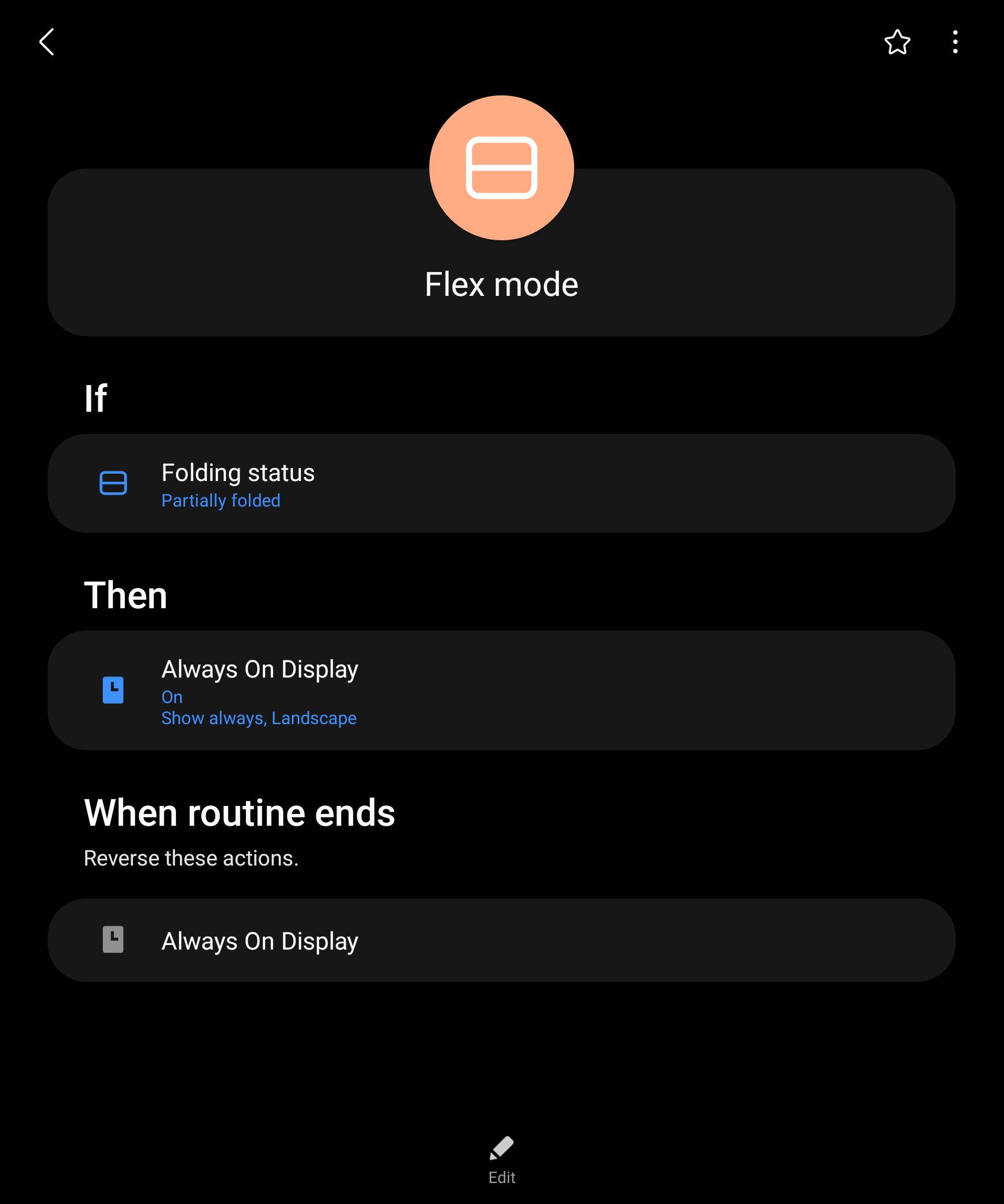 Can anyone get this Fold 3 Bixby routine to work as a bedside clock