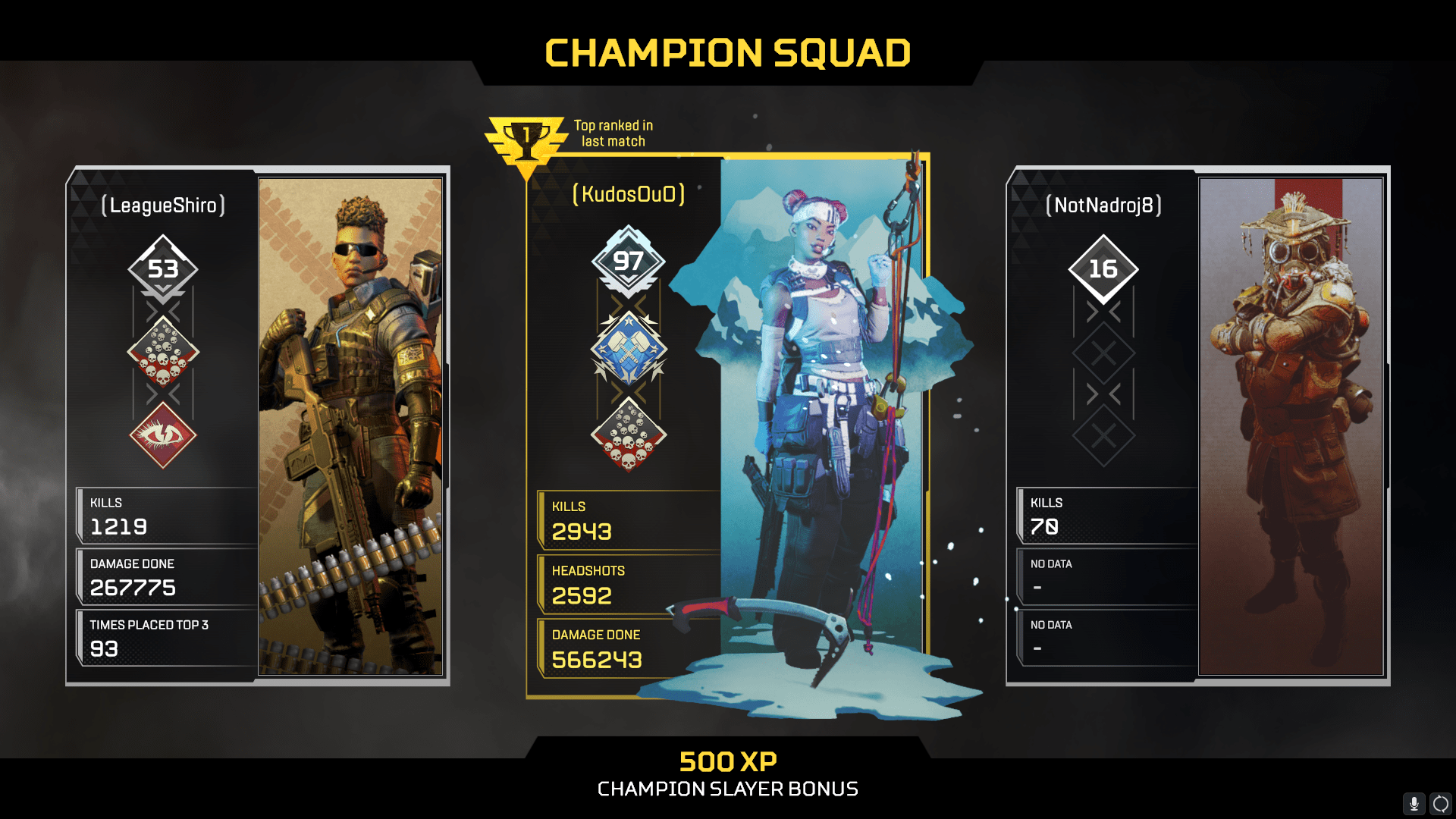 I think I found the highest level player in Apex Legends so far.... r