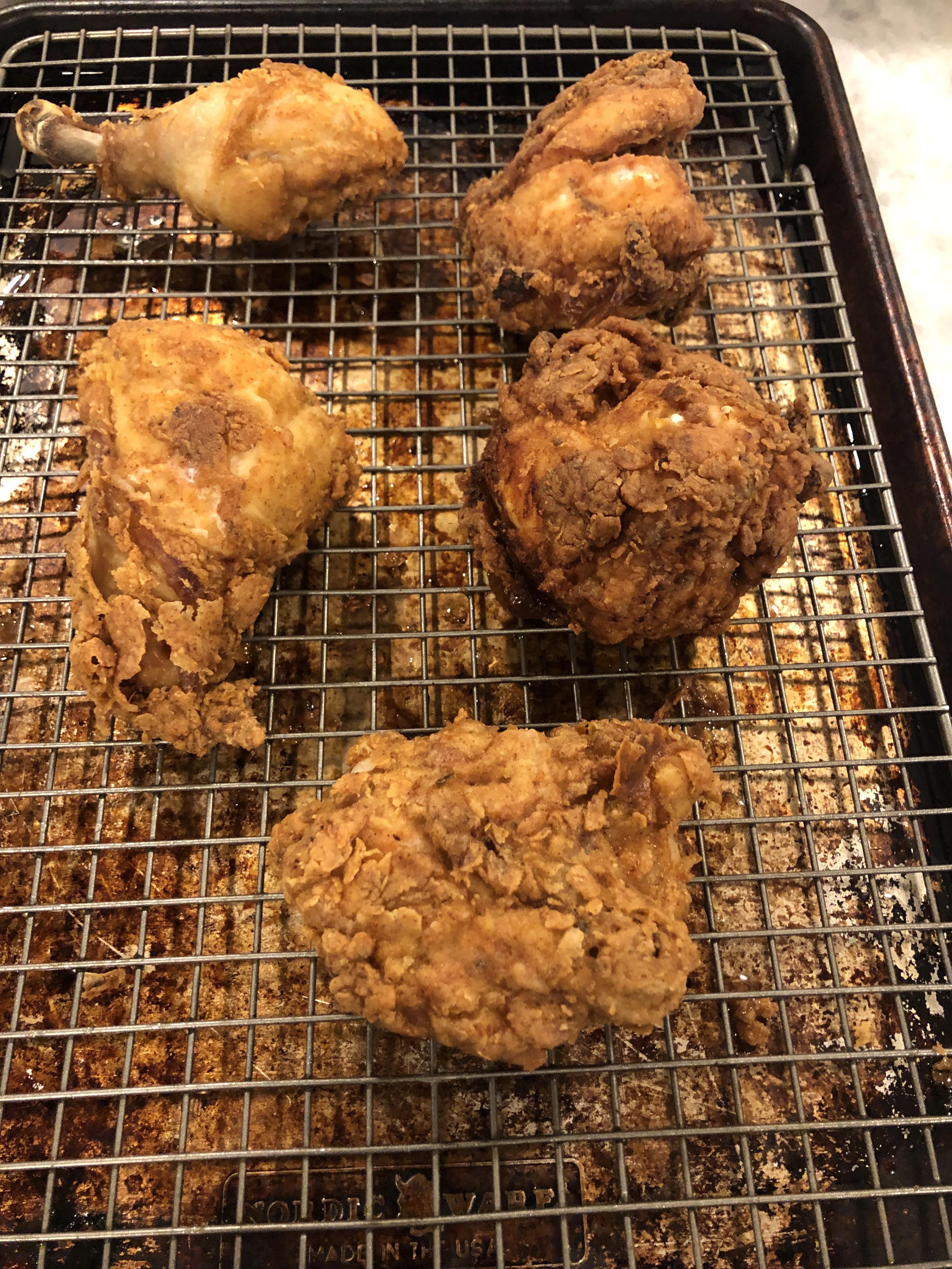 Kenji’s buttermilk brined southern fried chicken r/seriouseats